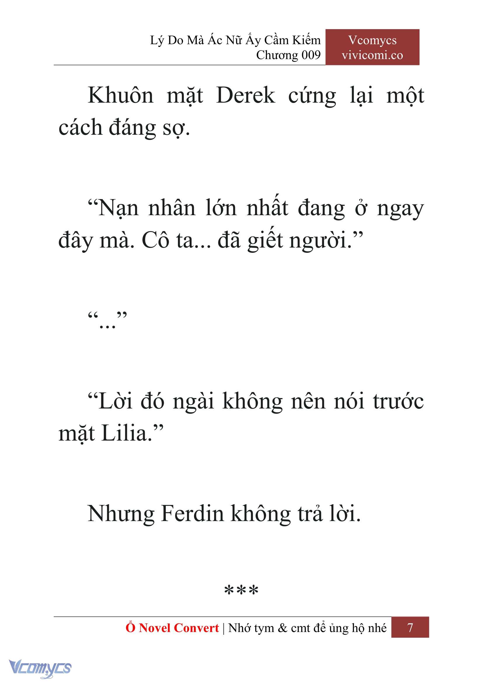 [Novel] Lý Do Mà Ác Nữ Ấy Cầm Kiếm Chapter 9 - Trang 9
