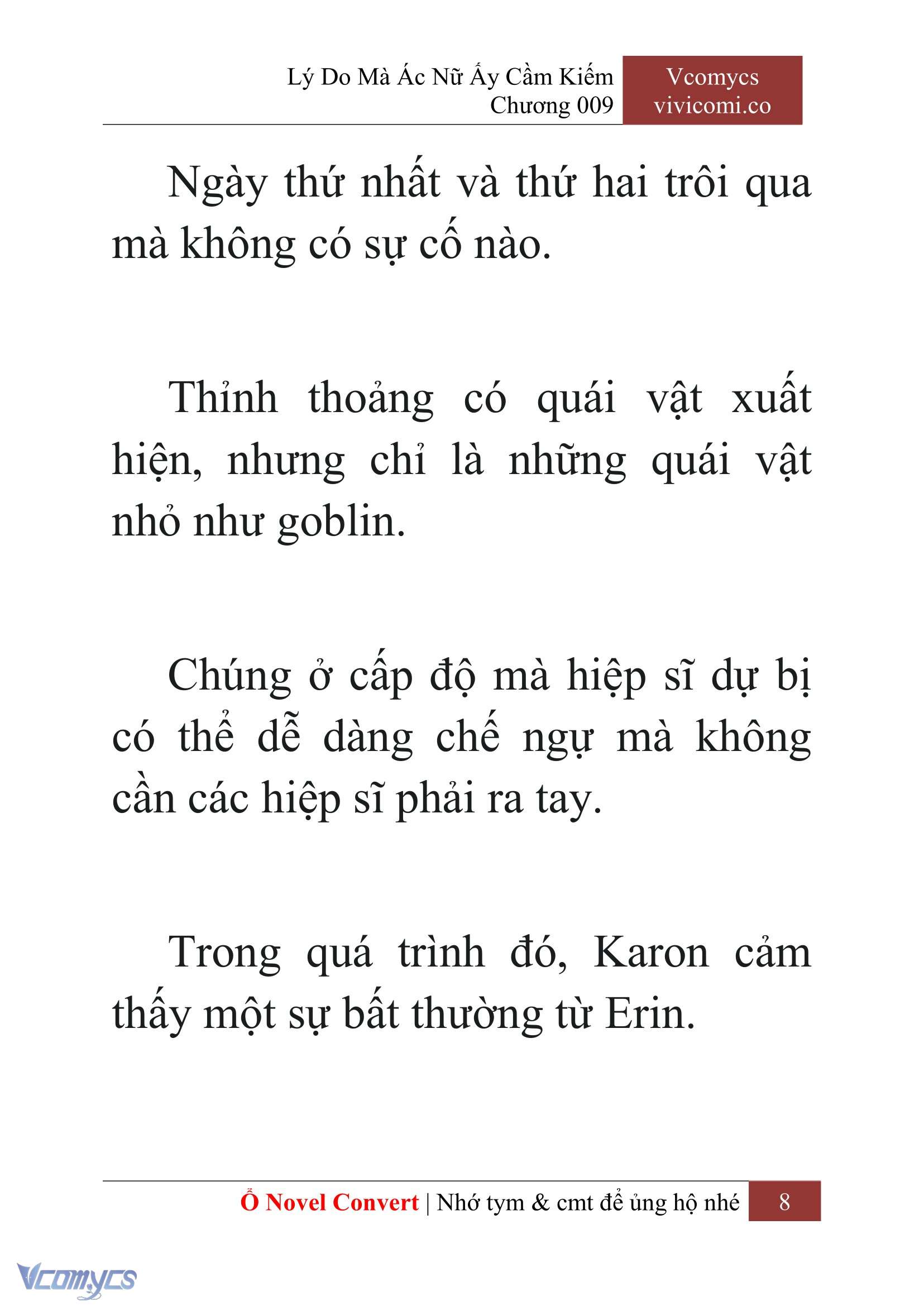 [Novel] Lý Do Mà Ác Nữ Ấy Cầm Kiếm Chapter 9 - Trang 10