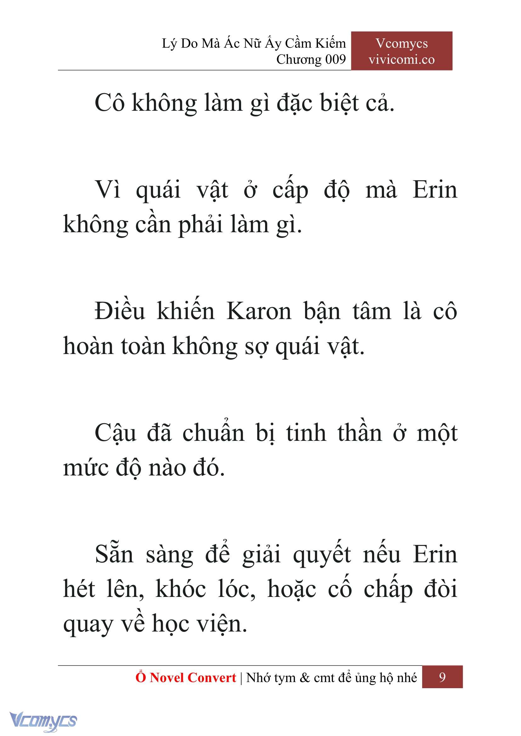 [Novel] Lý Do Mà Ác Nữ Ấy Cầm Kiếm Chapter 9 - Trang 11