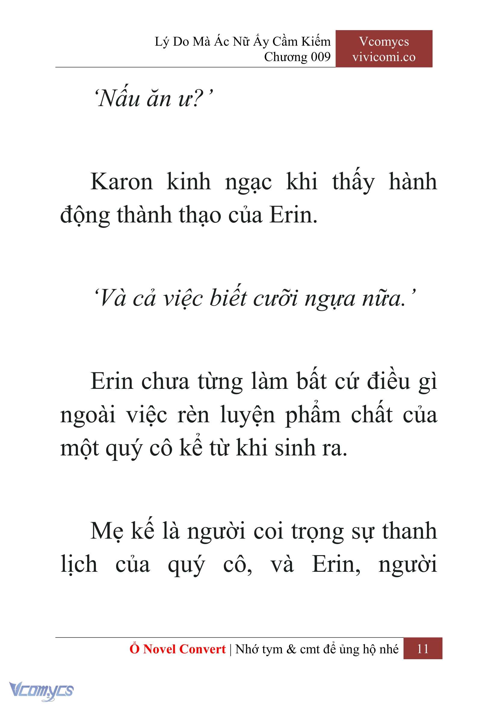 [Novel] Lý Do Mà Ác Nữ Ấy Cầm Kiếm Chapter 9 - Trang 13