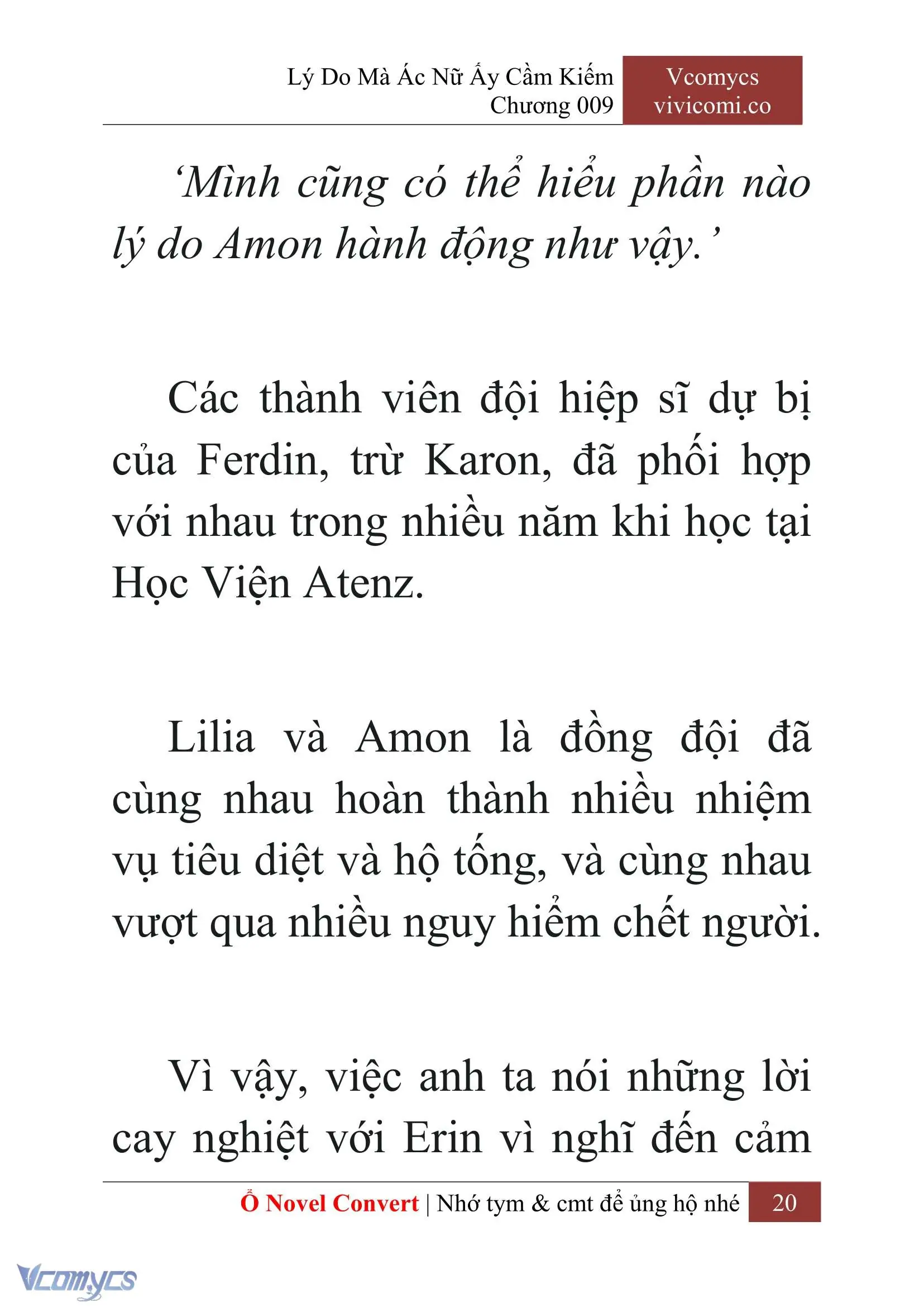 [Novel] Lý Do Mà Ác Nữ Ấy Cầm Kiếm Chapter 9 - Trang 22