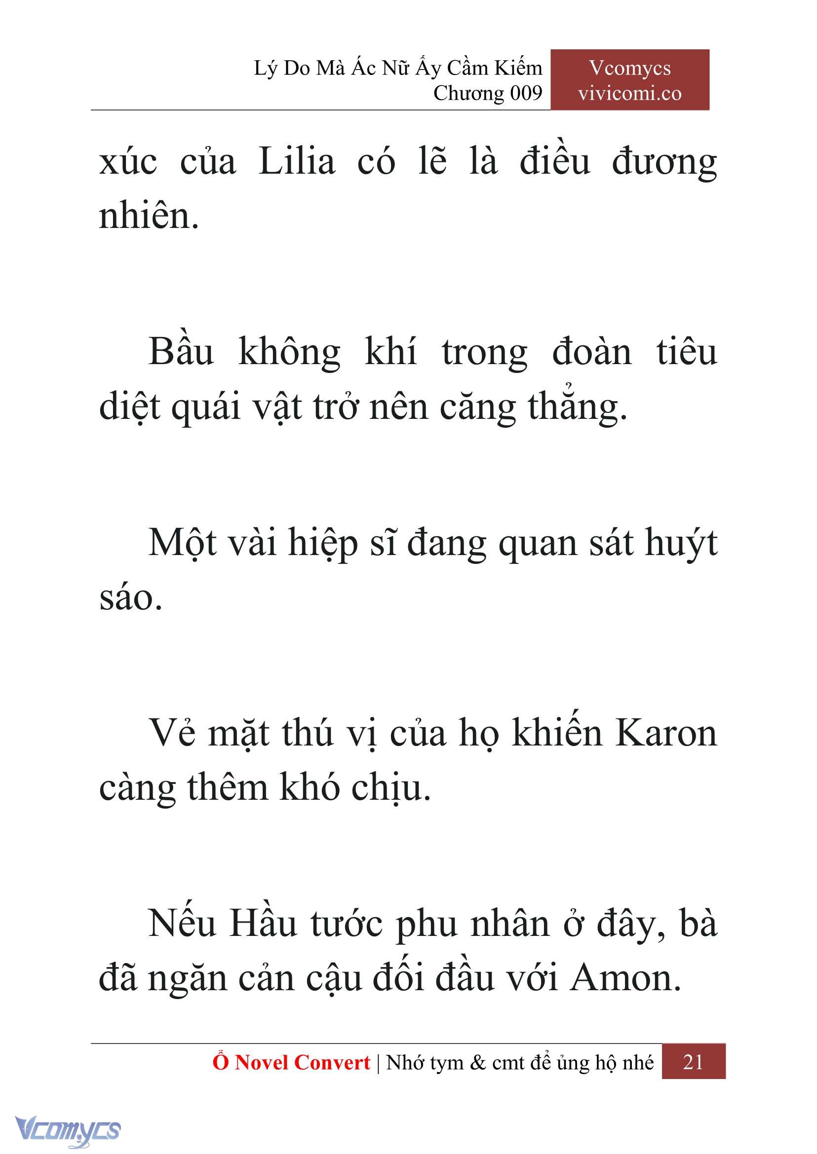 [Novel] Lý Do Mà Ác Nữ Ấy Cầm Kiếm Chapter 9 - Trang 23