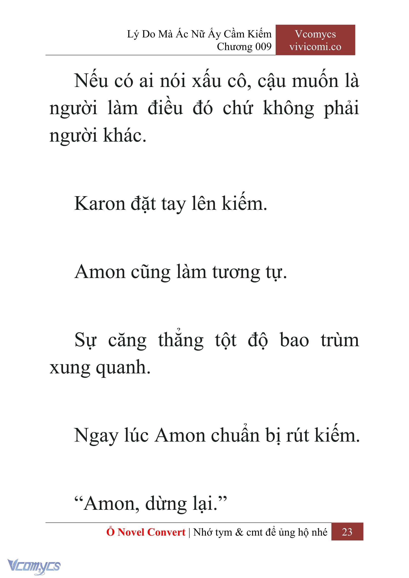 [Novel] Lý Do Mà Ác Nữ Ấy Cầm Kiếm Chapter 9 - Trang 25