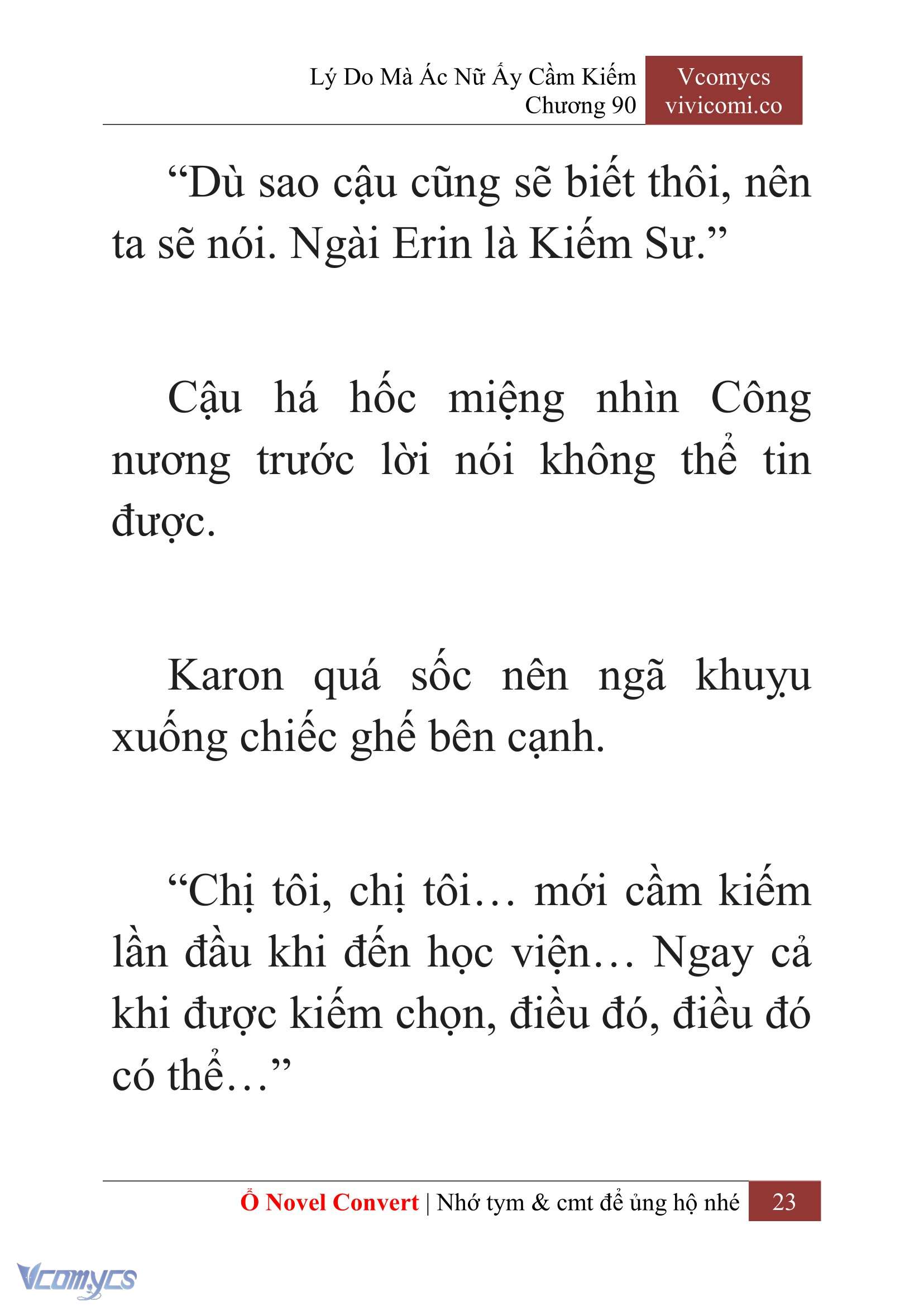 [Novel] Lý Do Mà Ác Nữ Ấy Cầm Kiếm Chapter 90 - Trang 26