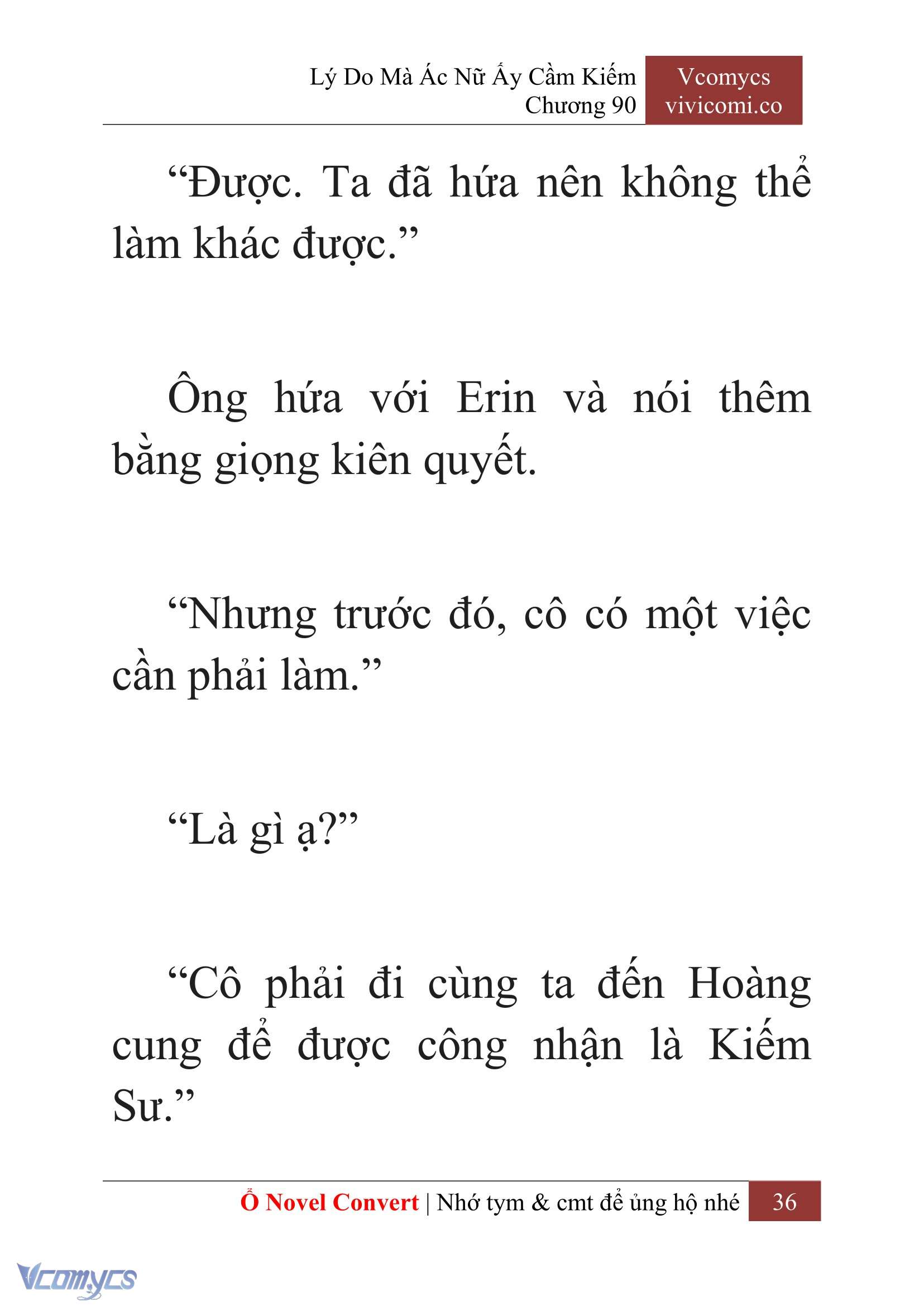 [Novel] Lý Do Mà Ác Nữ Ấy Cầm Kiếm Chapter 90 - Trang 39