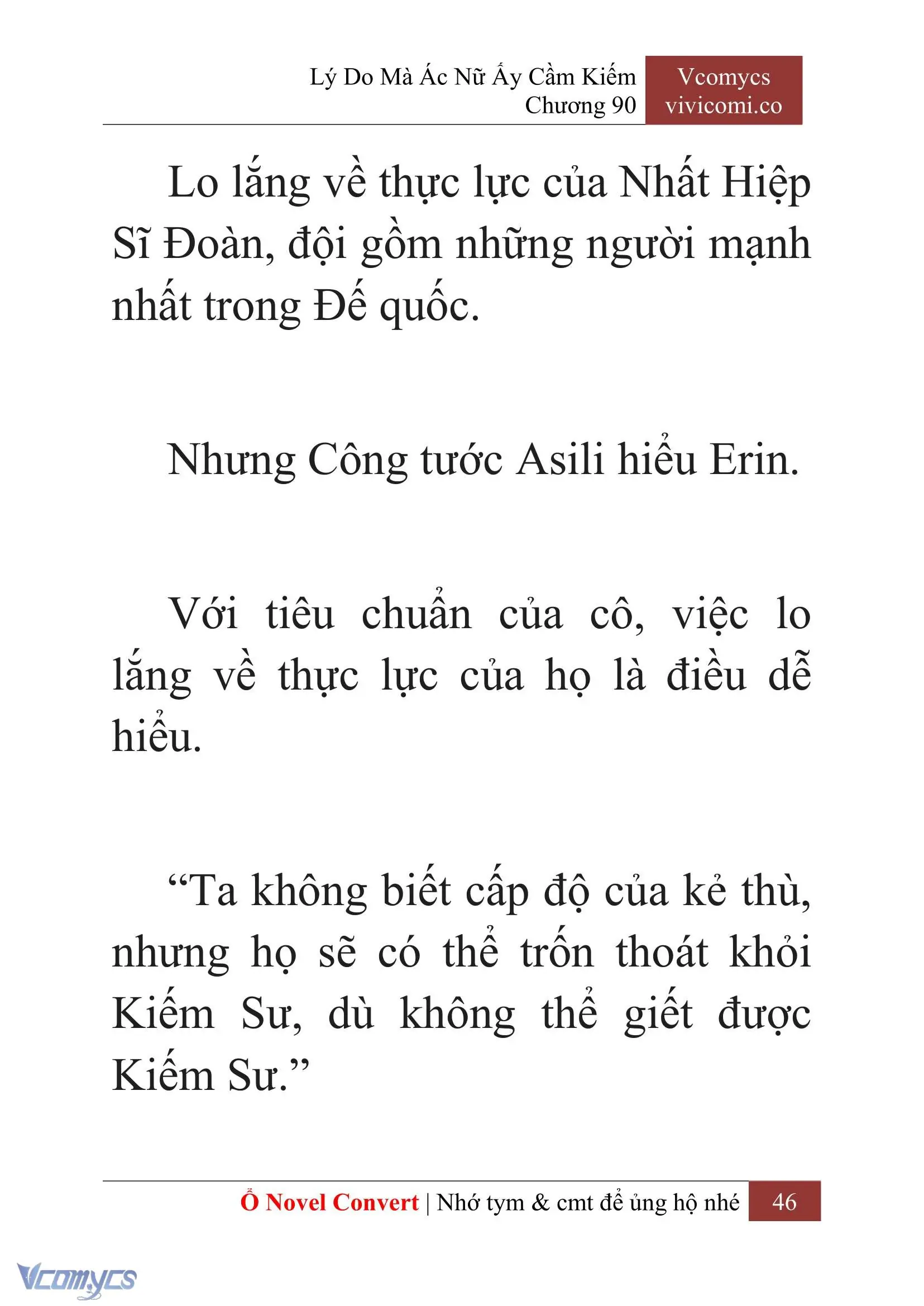 [Novel] Lý Do Mà Ác Nữ Ấy Cầm Kiếm Chapter 90 - Trang 49