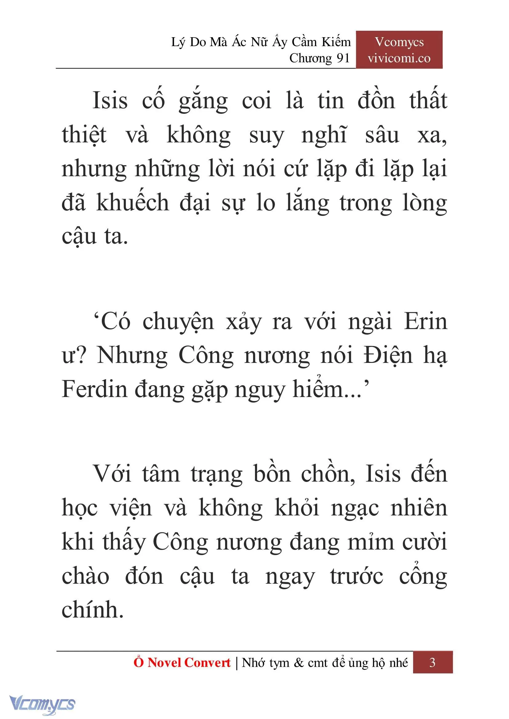 [Novel] Lý Do Mà Ác Nữ Ấy Cầm Kiếm Chapter 91 - Trang 6