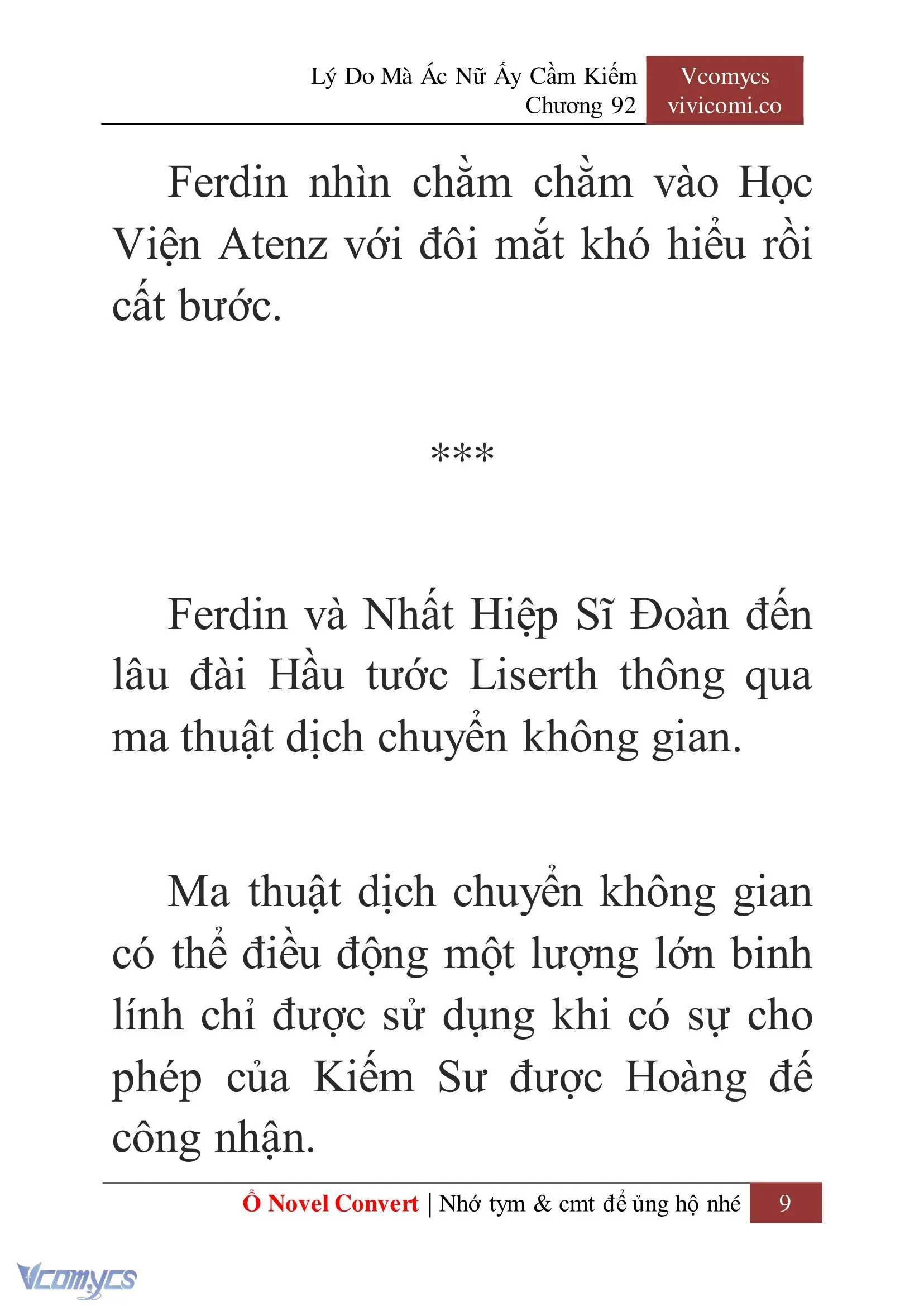 [Novel] Lý Do Mà Ác Nữ Ấy Cầm Kiếm Chapter 92 - Trang 12
