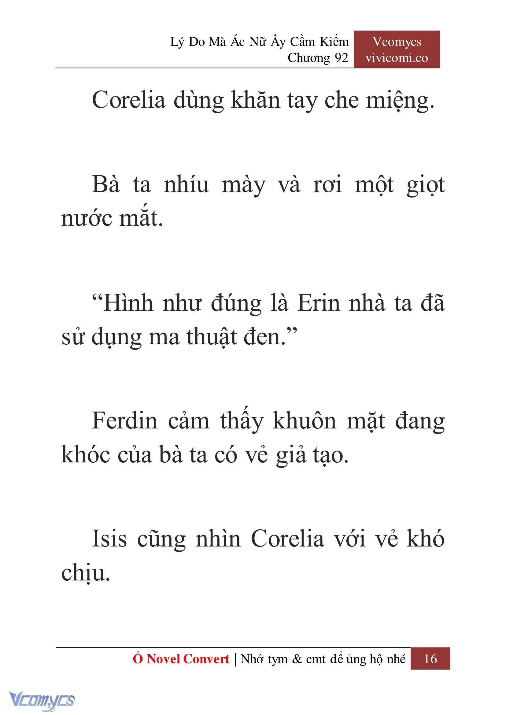 [Novel] Lý Do Mà Ác Nữ Ấy Cầm Kiếm Chapter 92 - Trang 19