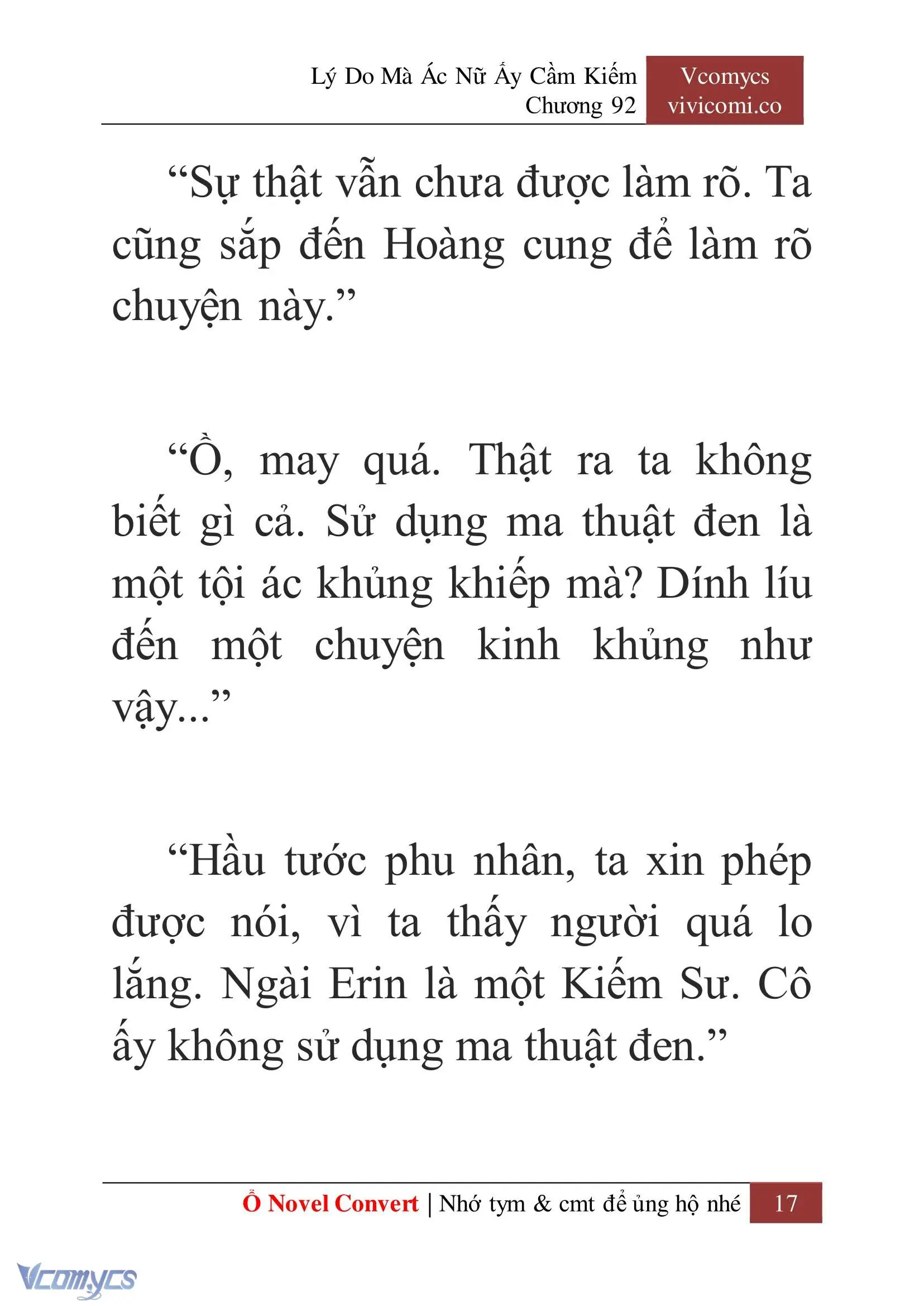 [Novel] Lý Do Mà Ác Nữ Ấy Cầm Kiếm Chapter 92 - Trang 20