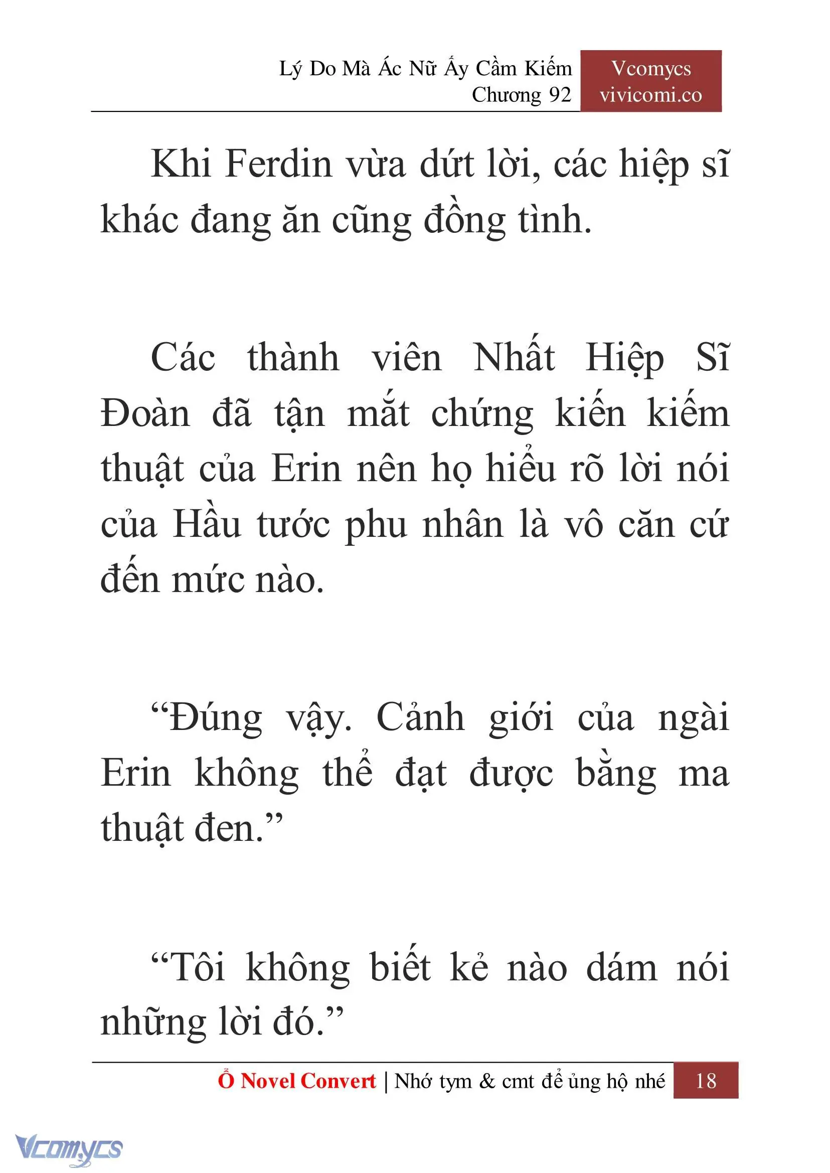 [Novel] Lý Do Mà Ác Nữ Ấy Cầm Kiếm Chapter 92 - Trang 21