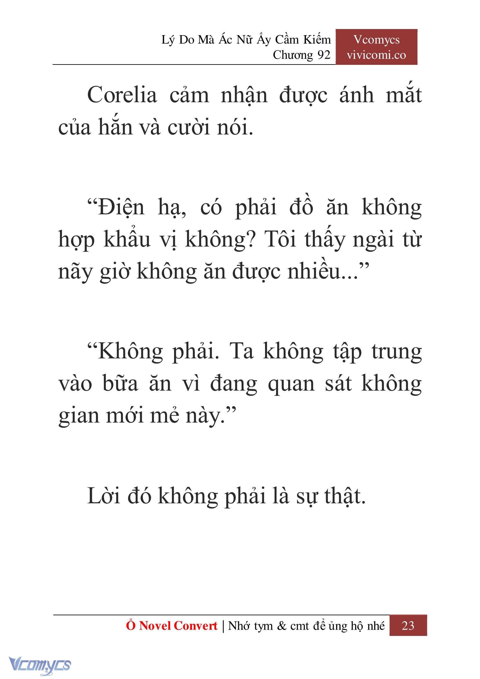 [Novel] Lý Do Mà Ác Nữ Ấy Cầm Kiếm Chapter 92 - Trang 26