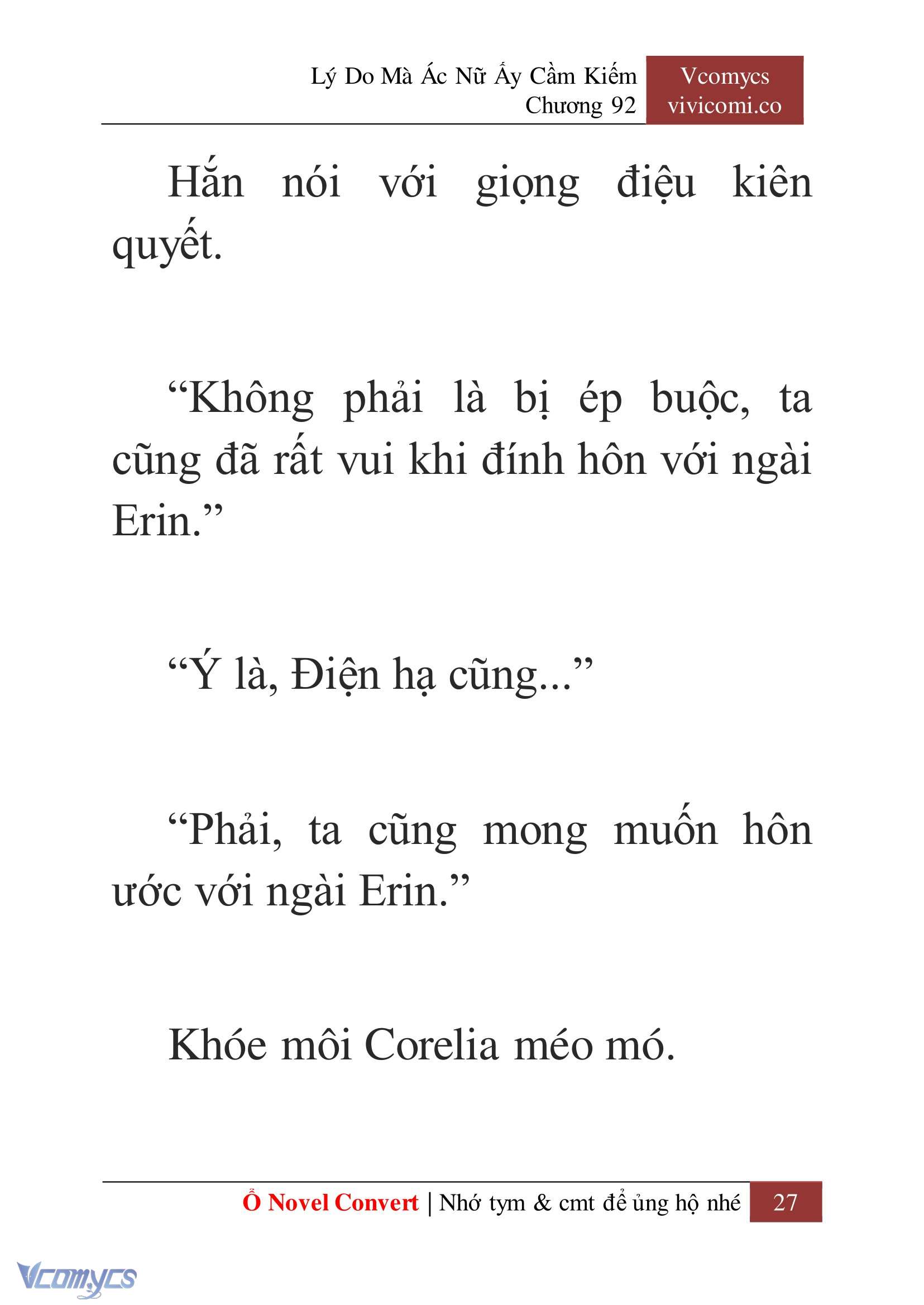 [Novel] Lý Do Mà Ác Nữ Ấy Cầm Kiếm Chapter 92 - Trang 30