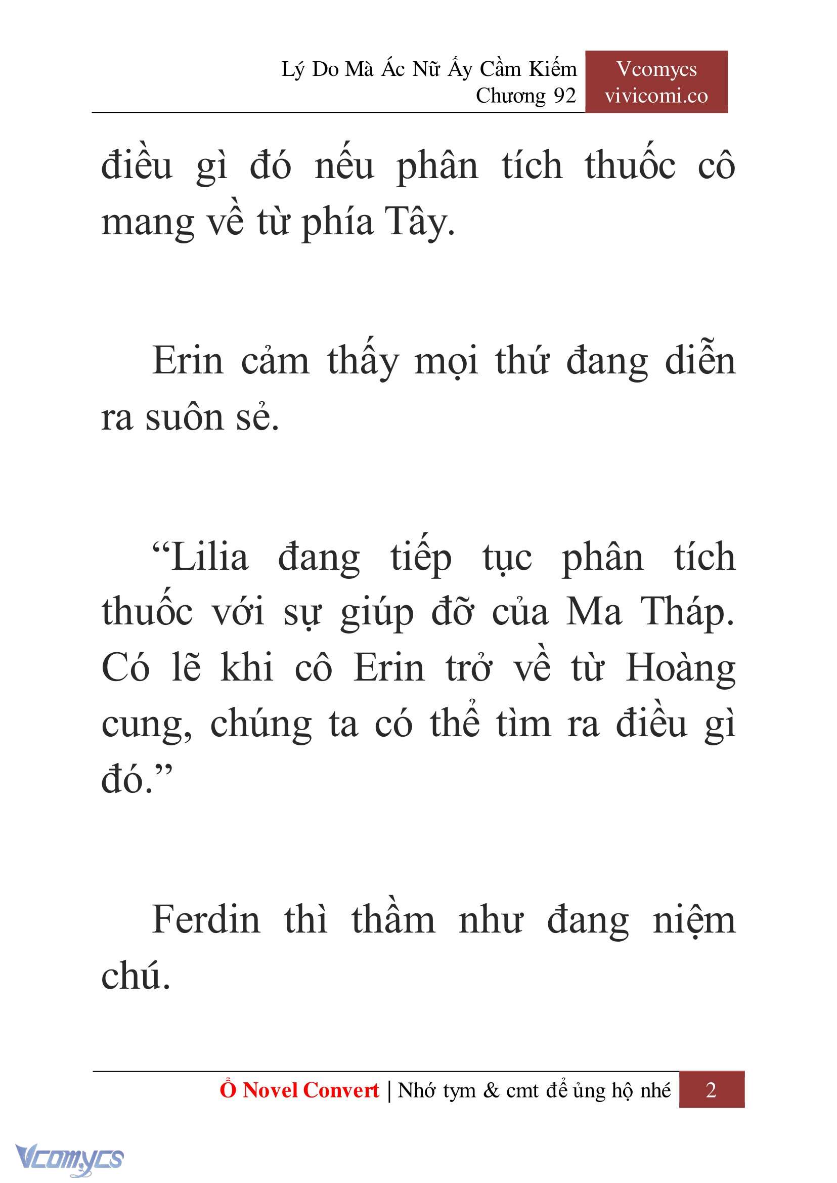 [Novel] Lý Do Mà Ác Nữ Ấy Cầm Kiếm Chapter 92 - Trang 5