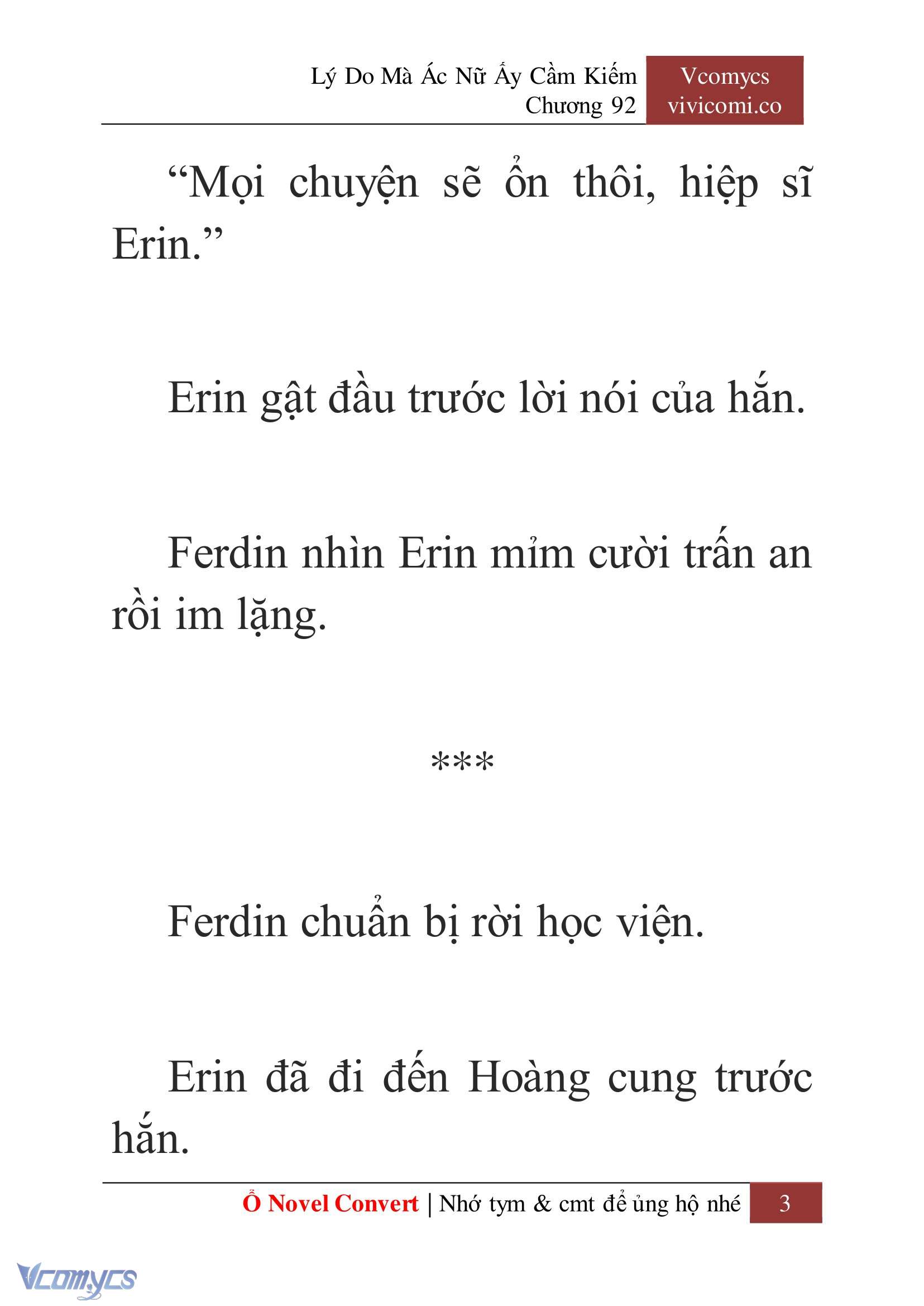 [Novel] Lý Do Mà Ác Nữ Ấy Cầm Kiếm Chapter 92 - Trang 6