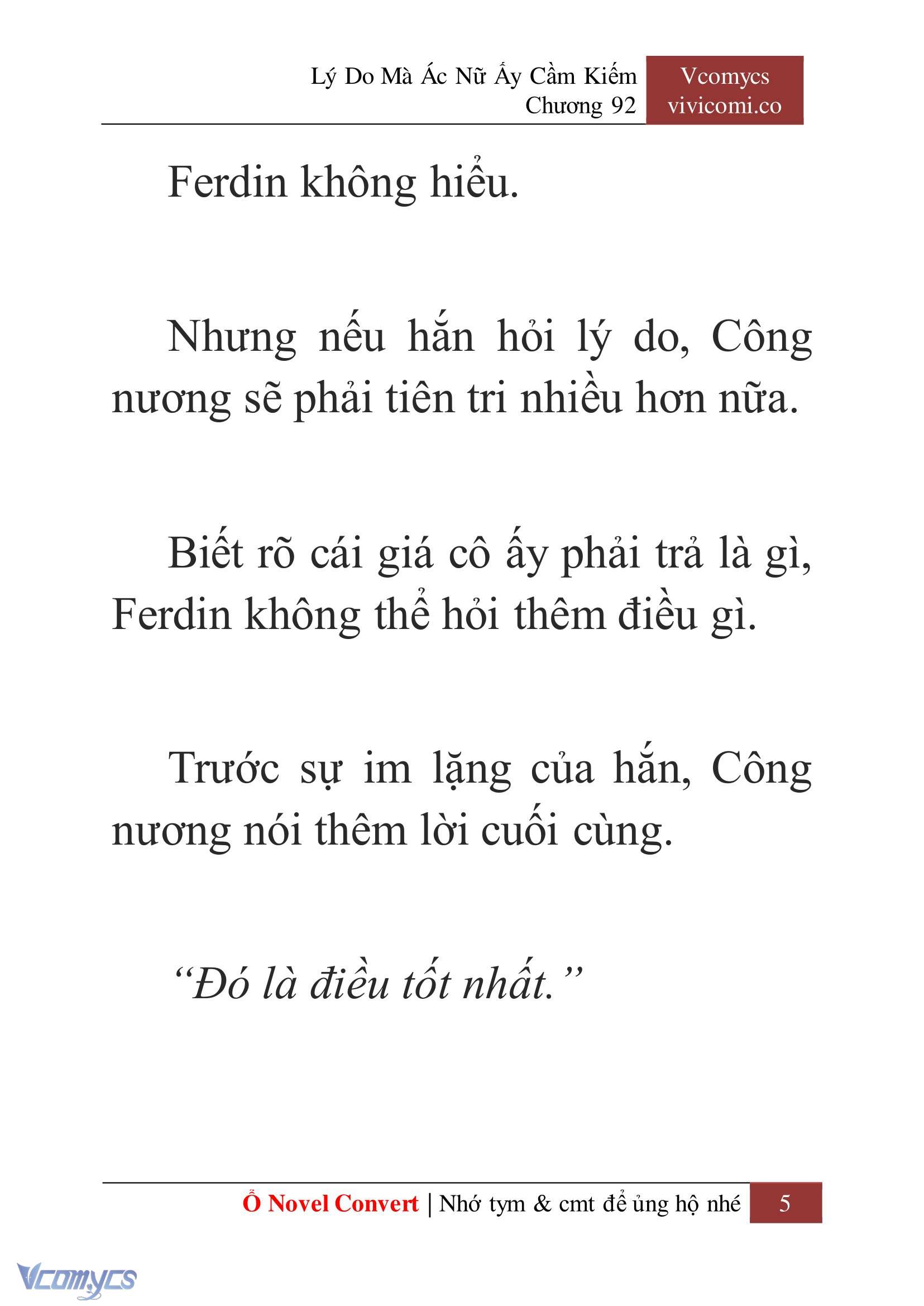 [Novel] Lý Do Mà Ác Nữ Ấy Cầm Kiếm Chapter 92 - Trang 8