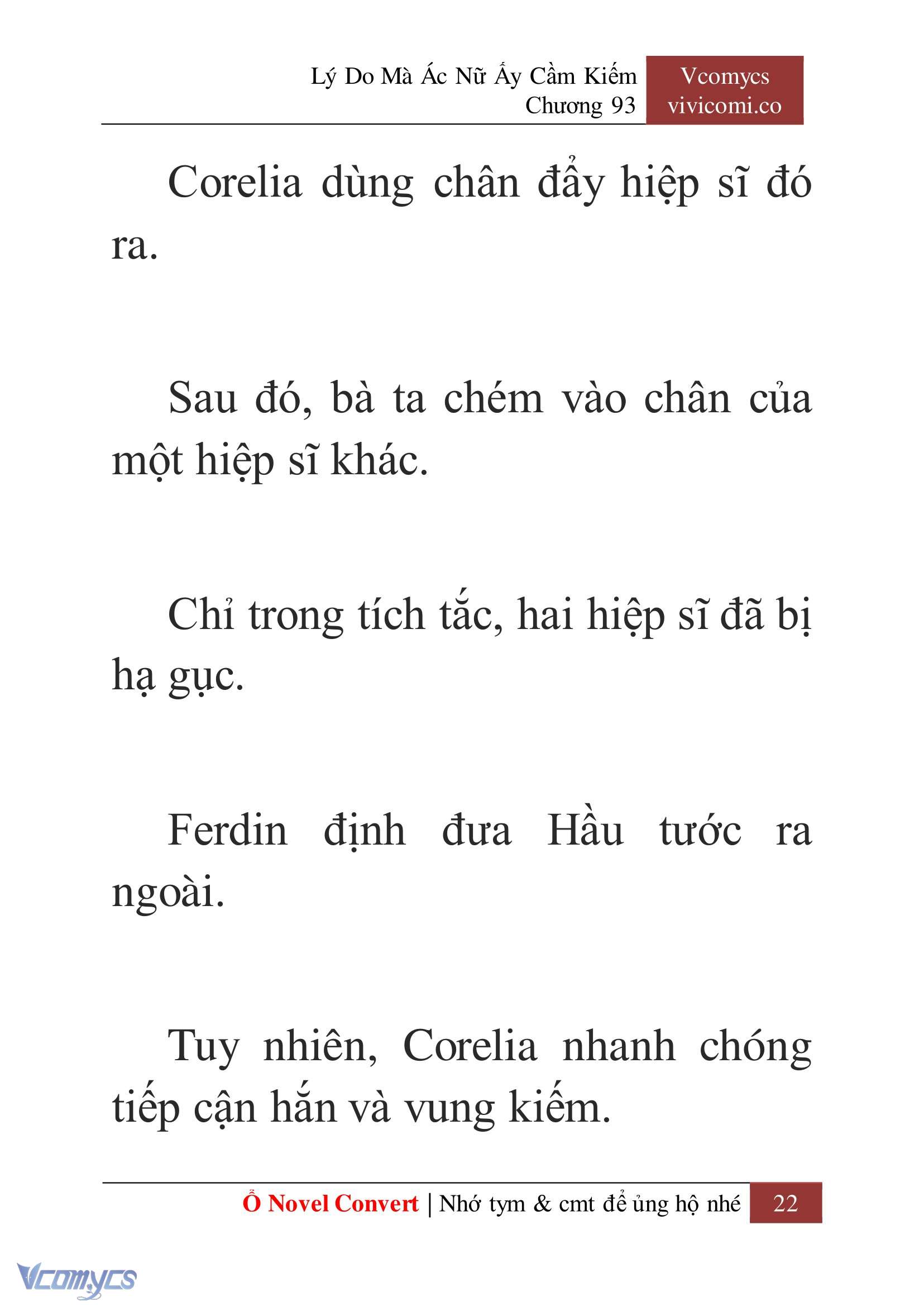 [Novel] Lý Do Mà Ác Nữ Ấy Cầm Kiếm Chapter 93 - Trang 25