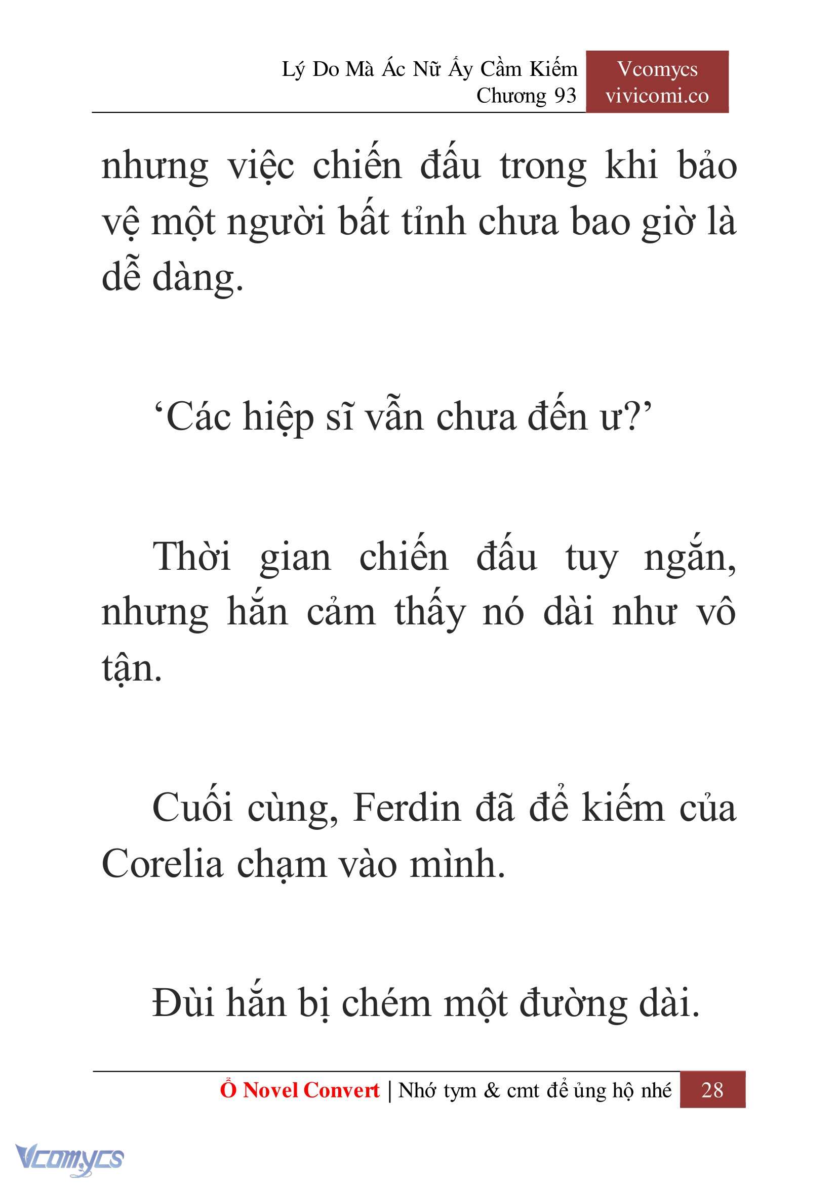[Novel] Lý Do Mà Ác Nữ Ấy Cầm Kiếm Chapter 93 - Trang 31