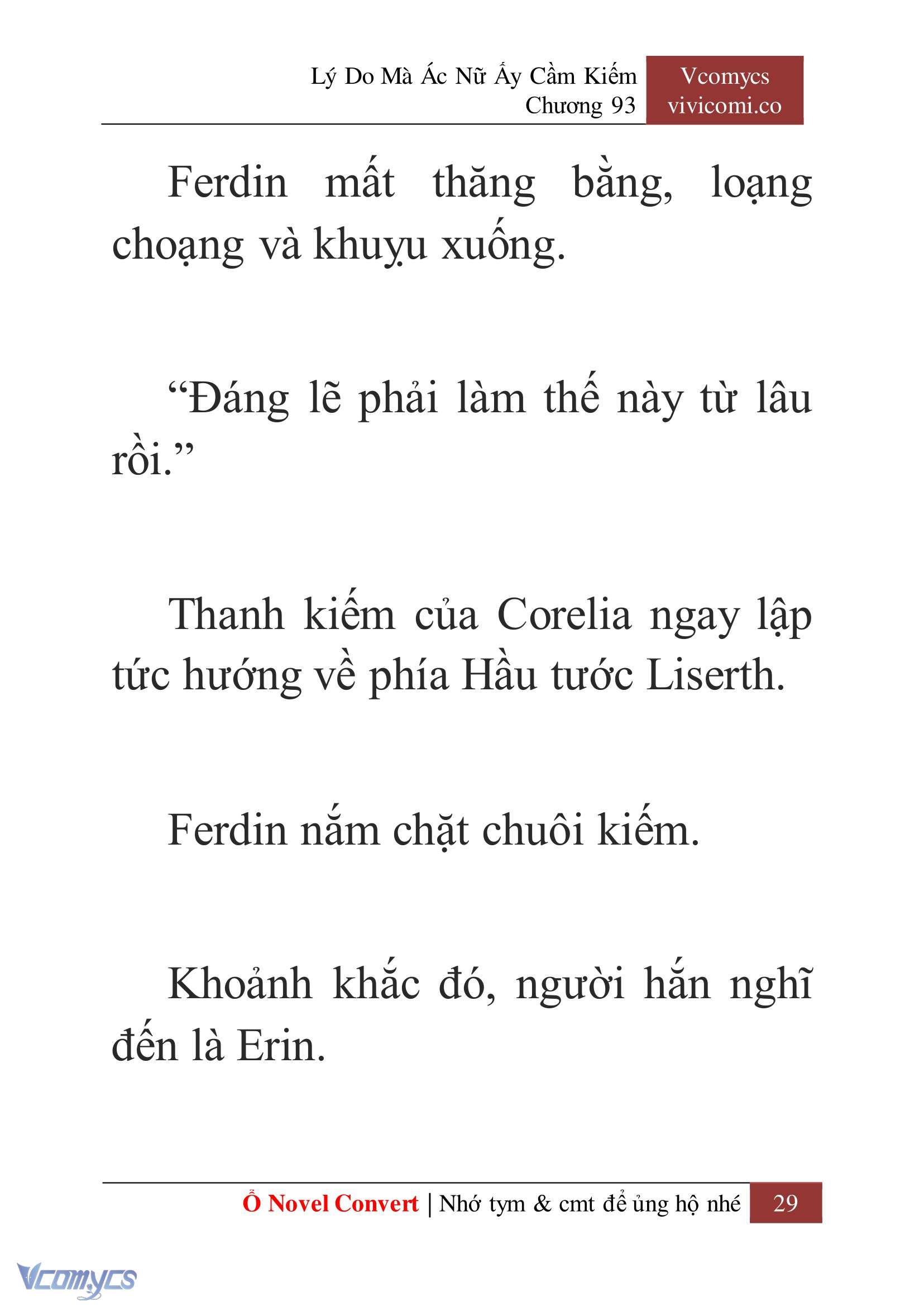 [Novel] Lý Do Mà Ác Nữ Ấy Cầm Kiếm Chapter 93 - Trang 32