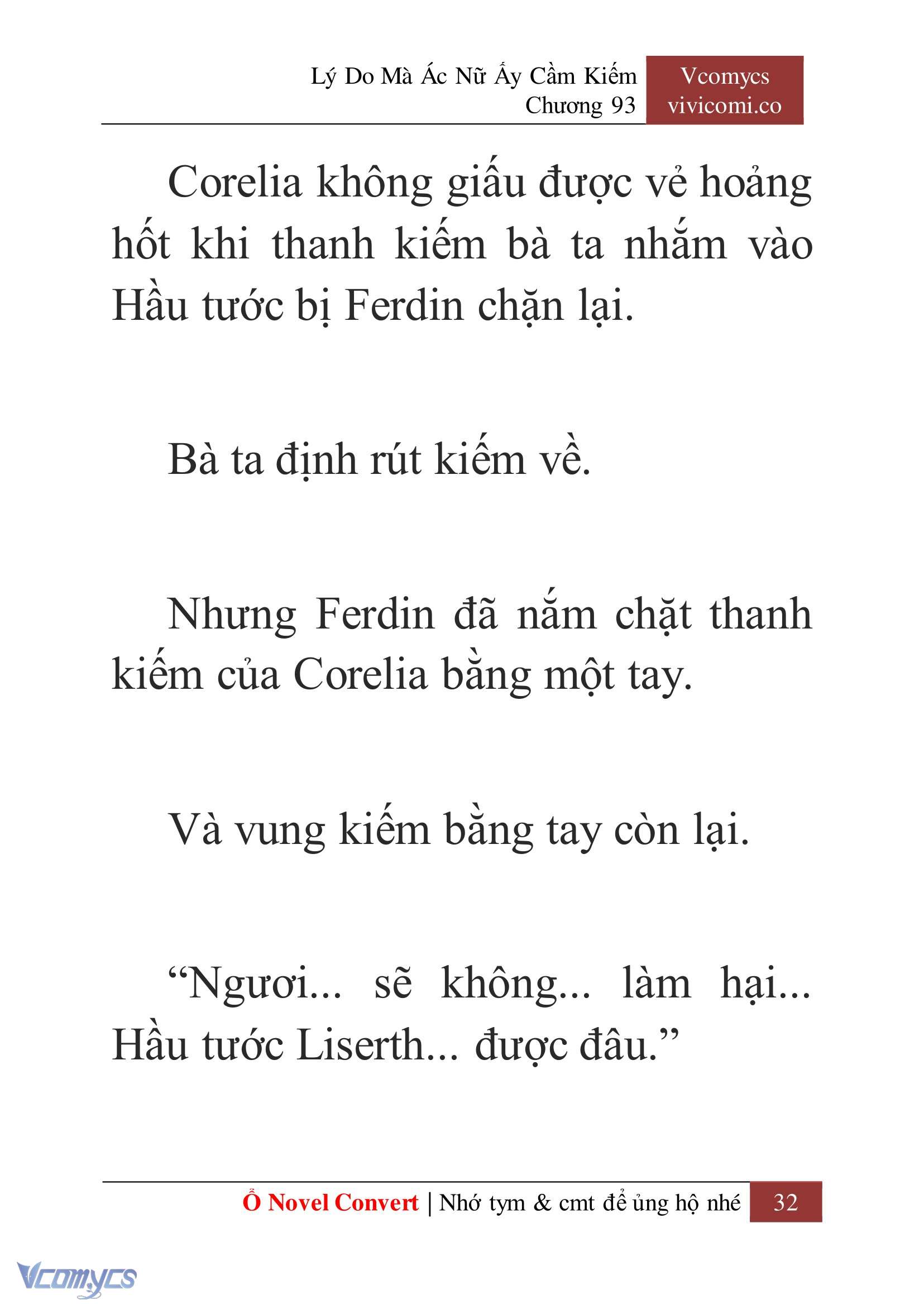 [Novel] Lý Do Mà Ác Nữ Ấy Cầm Kiếm Chapter 93 - Trang 35
