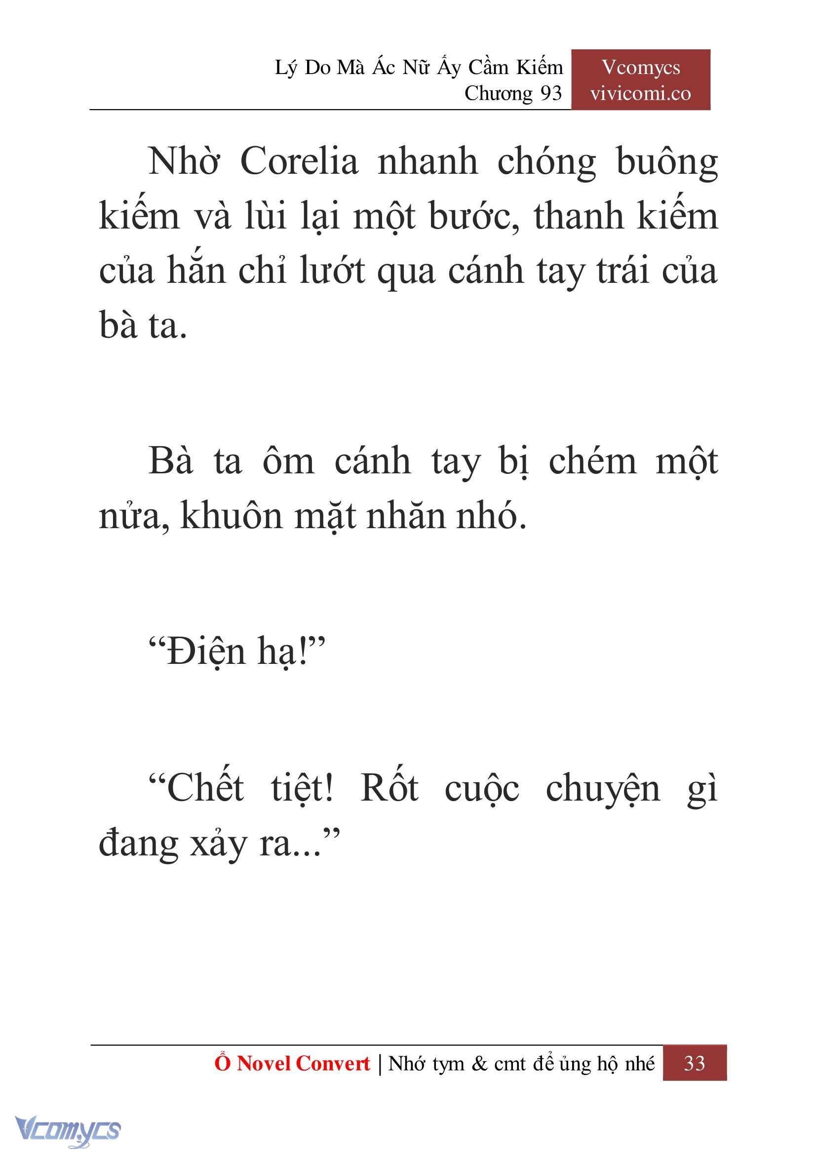 [Novel] Lý Do Mà Ác Nữ Ấy Cầm Kiếm Chapter 93 - Trang 36