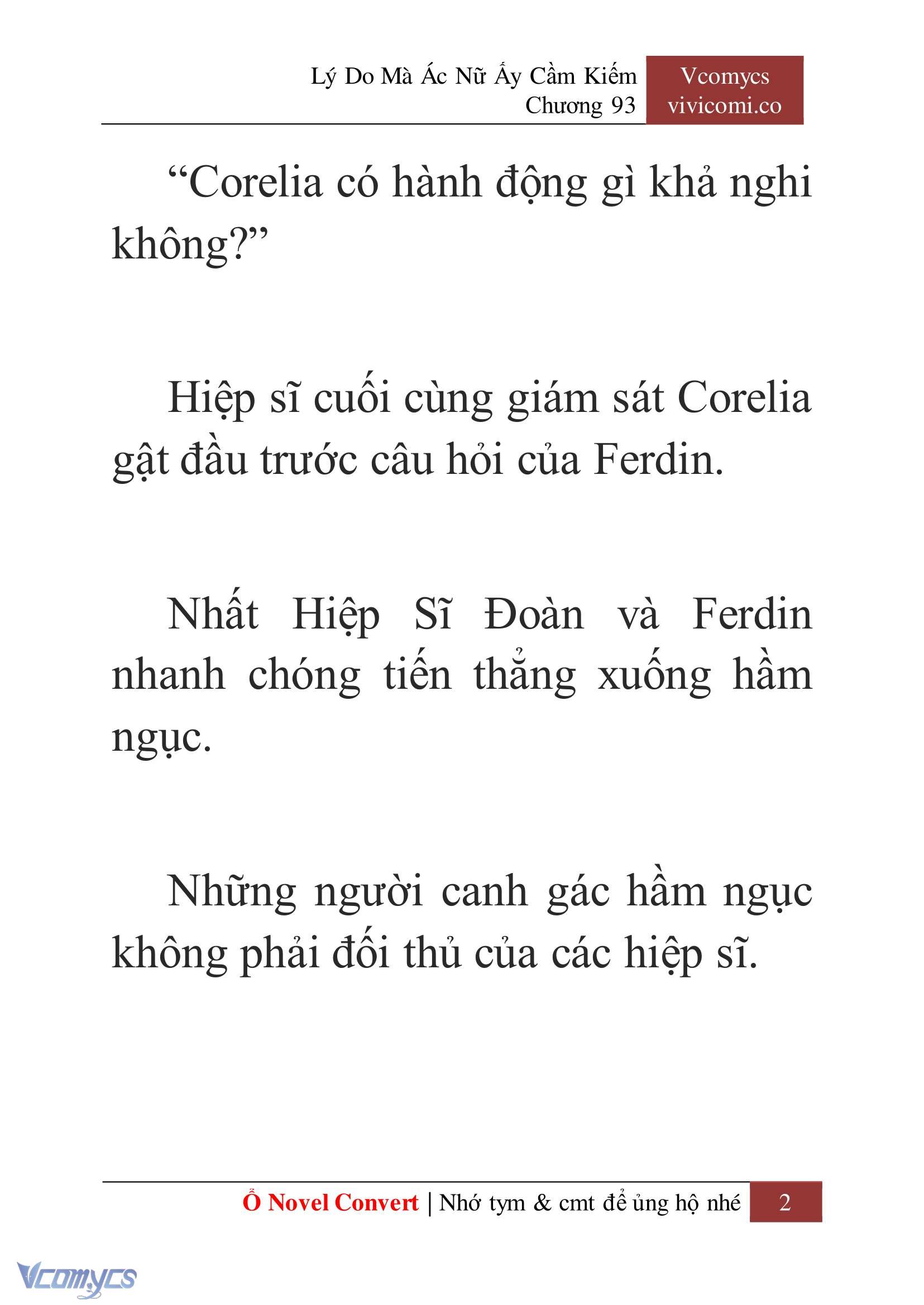 [Novel] Lý Do Mà Ác Nữ Ấy Cầm Kiếm Chapter 93 - Trang 5