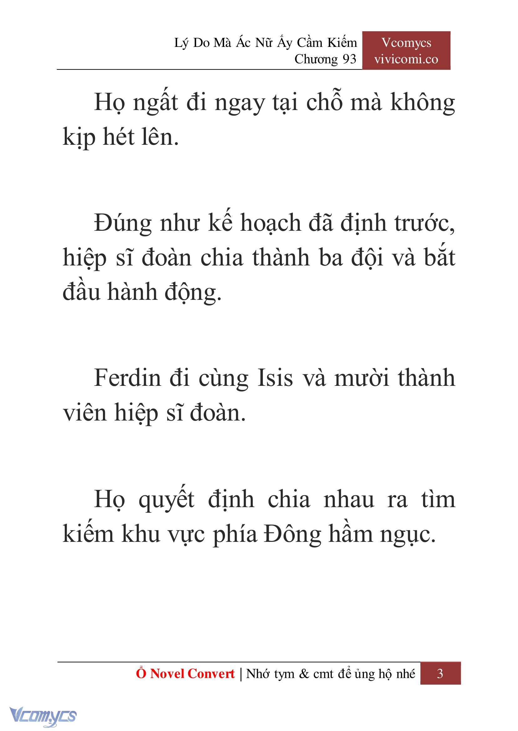 [Novel] Lý Do Mà Ác Nữ Ấy Cầm Kiếm Chapter 93 - Trang 6