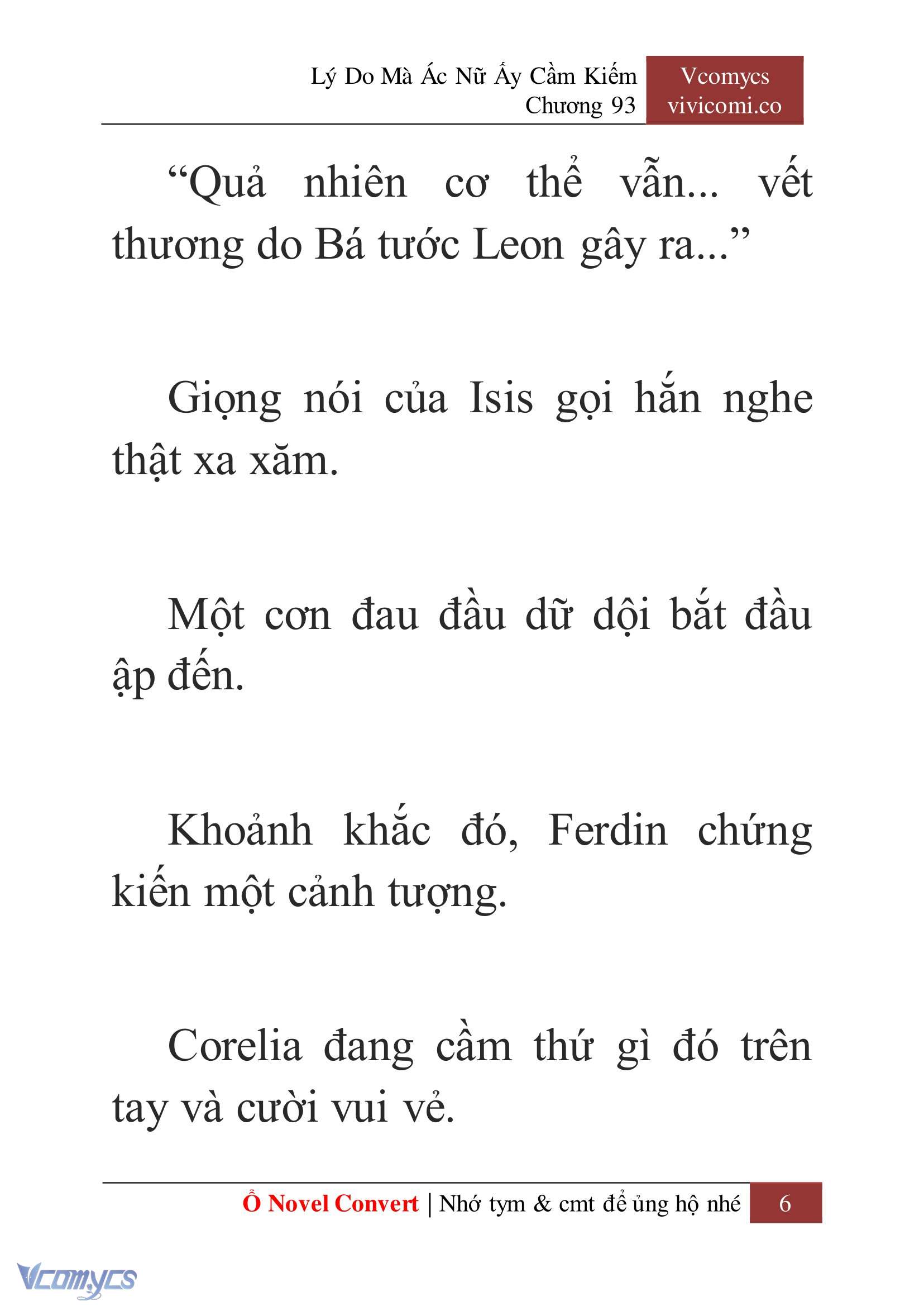 [Novel] Lý Do Mà Ác Nữ Ấy Cầm Kiếm Chapter 93 - Trang 9