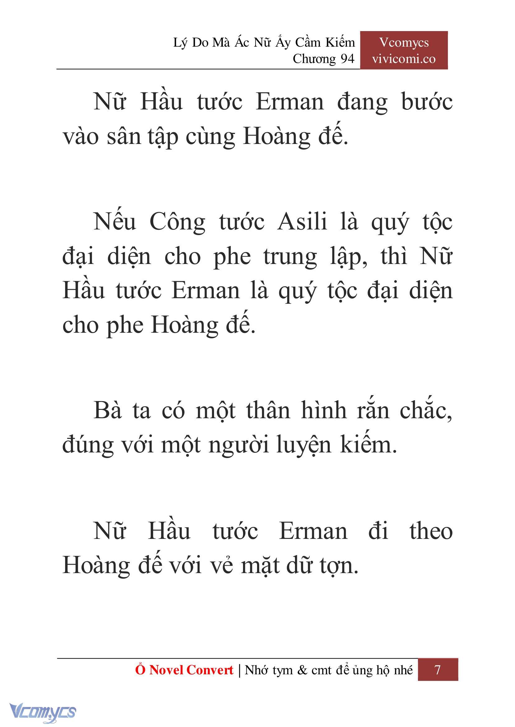 [Novel] Lý Do Mà Ác Nữ Ấy Cầm Kiếm Chapter 94 - Trang 10