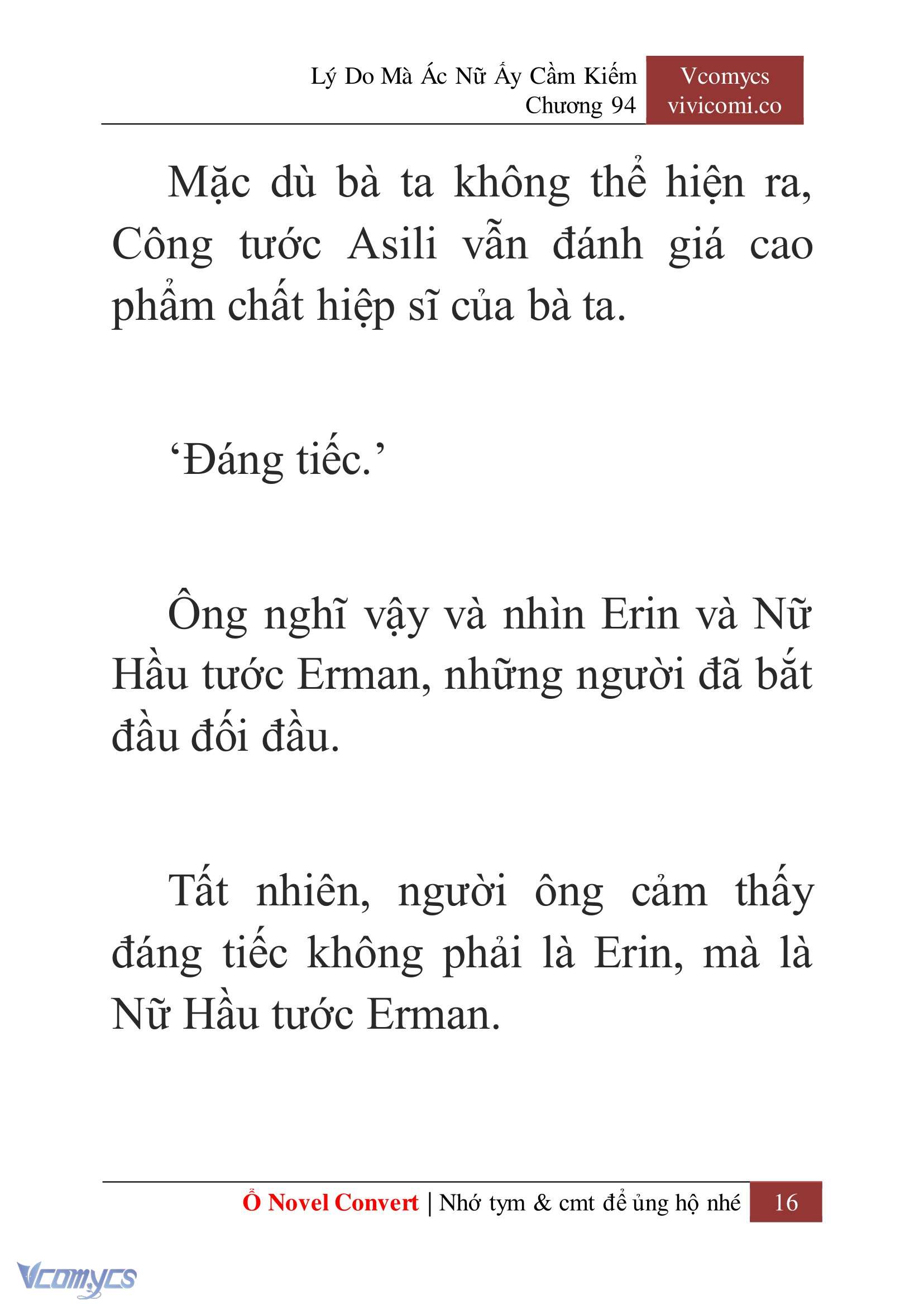[Novel] Lý Do Mà Ác Nữ Ấy Cầm Kiếm Chapter 94 - Trang 19