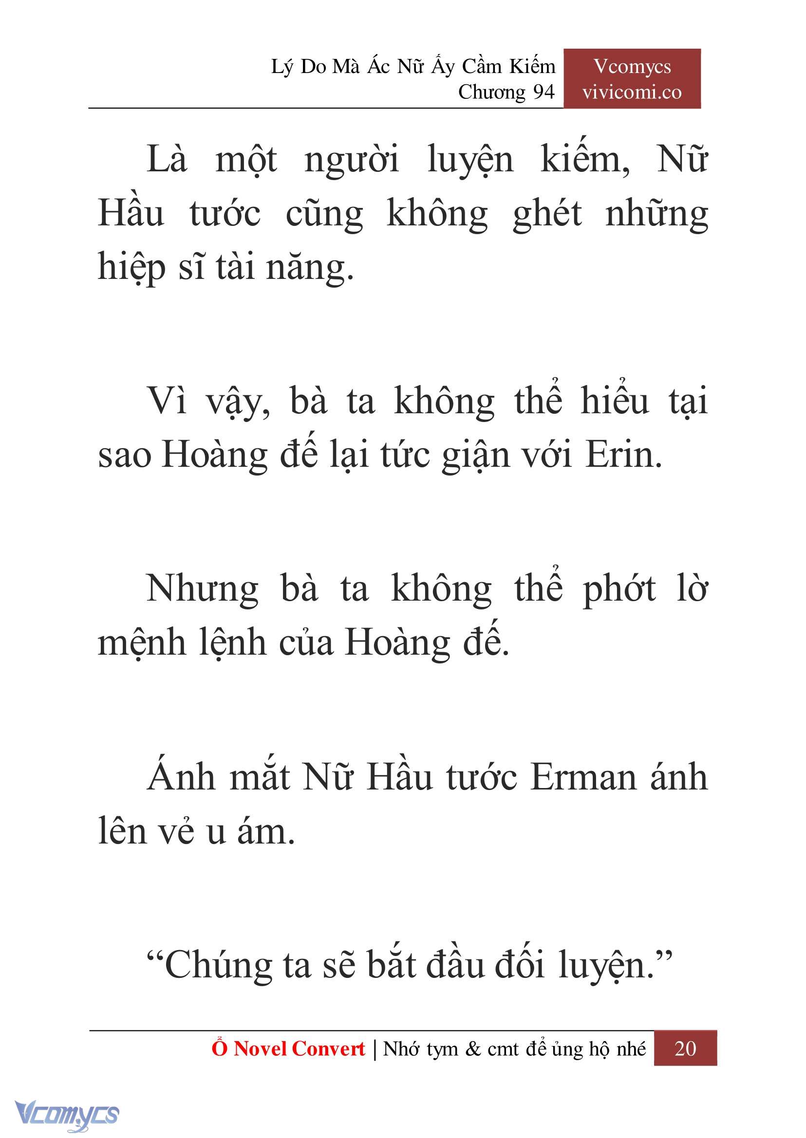 [Novel] Lý Do Mà Ác Nữ Ấy Cầm Kiếm Chapter 94 - Trang 23