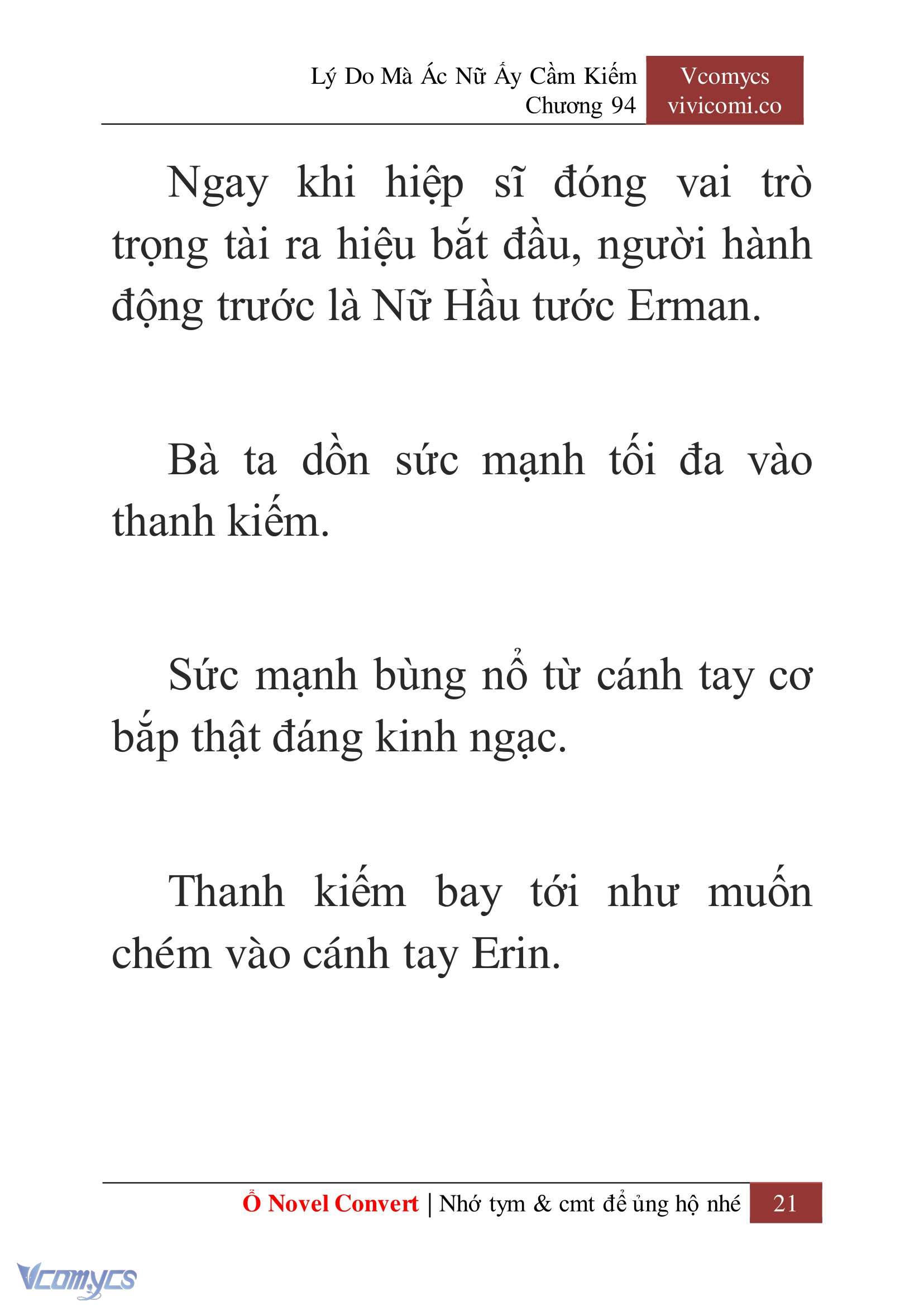[Novel] Lý Do Mà Ác Nữ Ấy Cầm Kiếm Chapter 94 - Trang 24