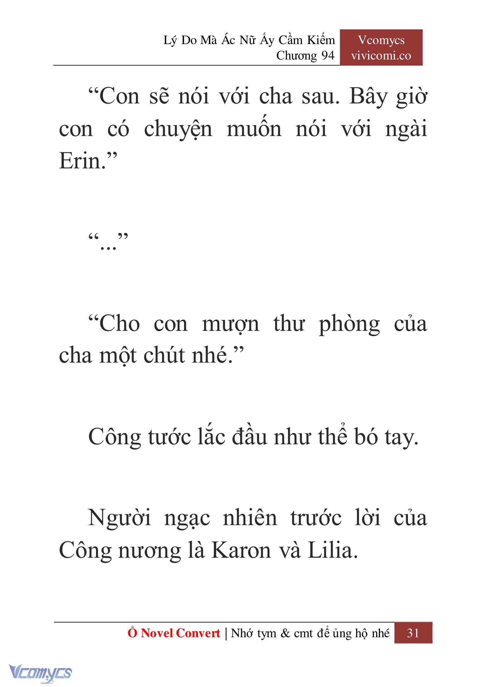 [Novel] Lý Do Mà Ác Nữ Ấy Cầm Kiếm Chapter 94 - Trang 34
