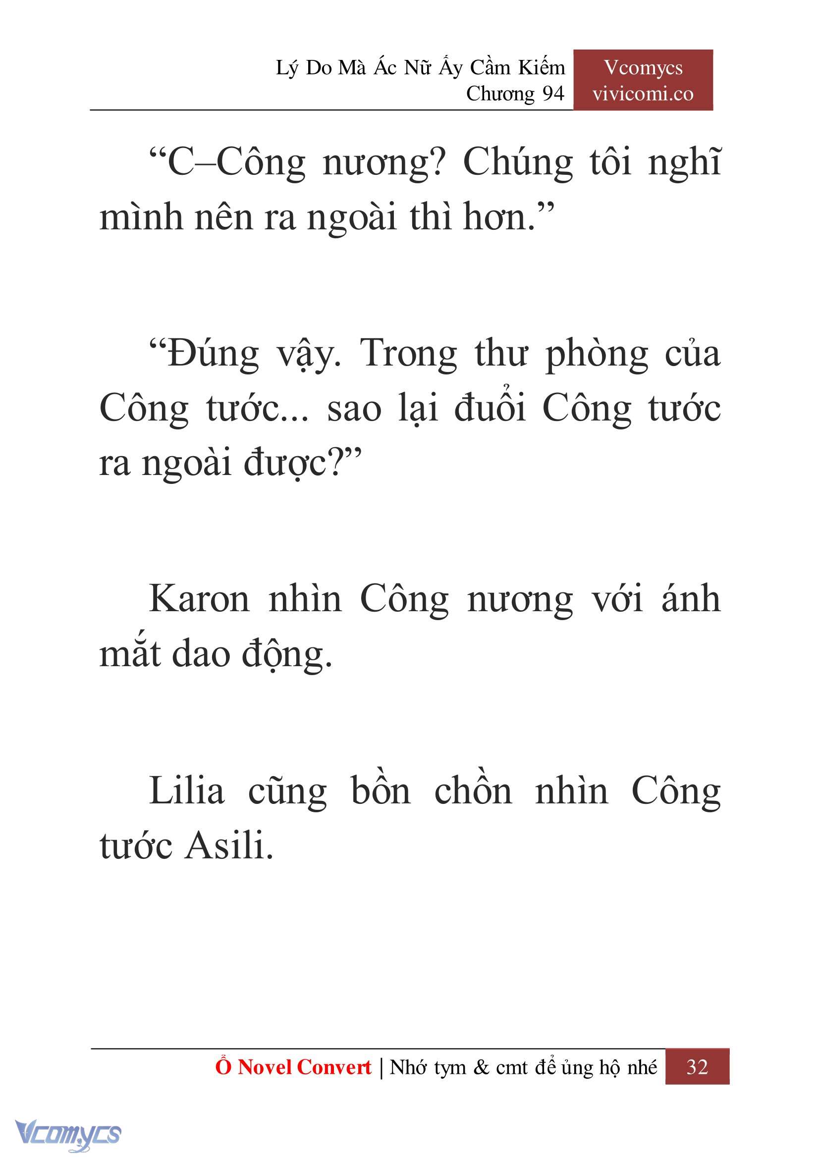 [Novel] Lý Do Mà Ác Nữ Ấy Cầm Kiếm Chapter 94 - Trang 35