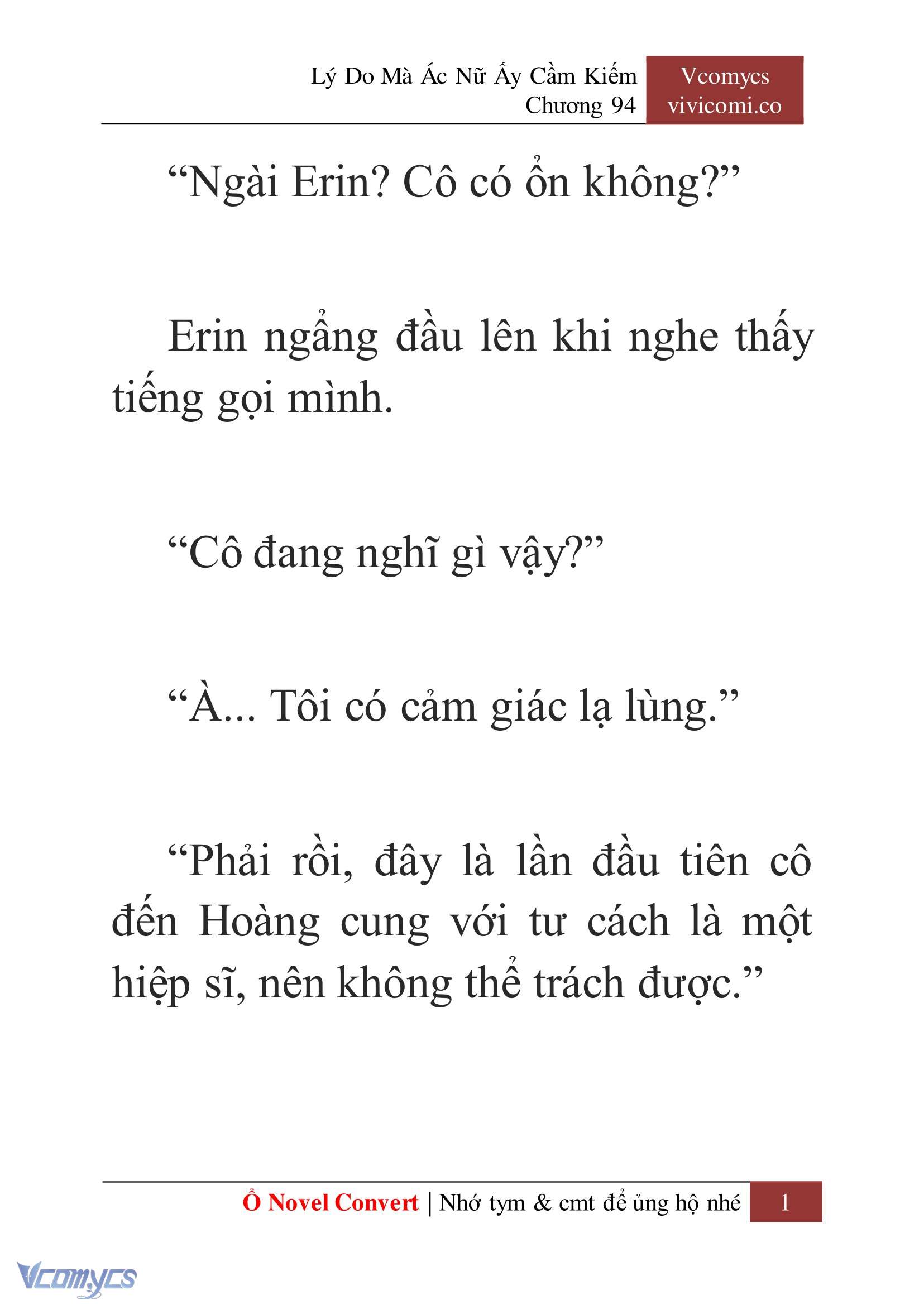 [Novel] Lý Do Mà Ác Nữ Ấy Cầm Kiếm Chapter 94 - Trang 4