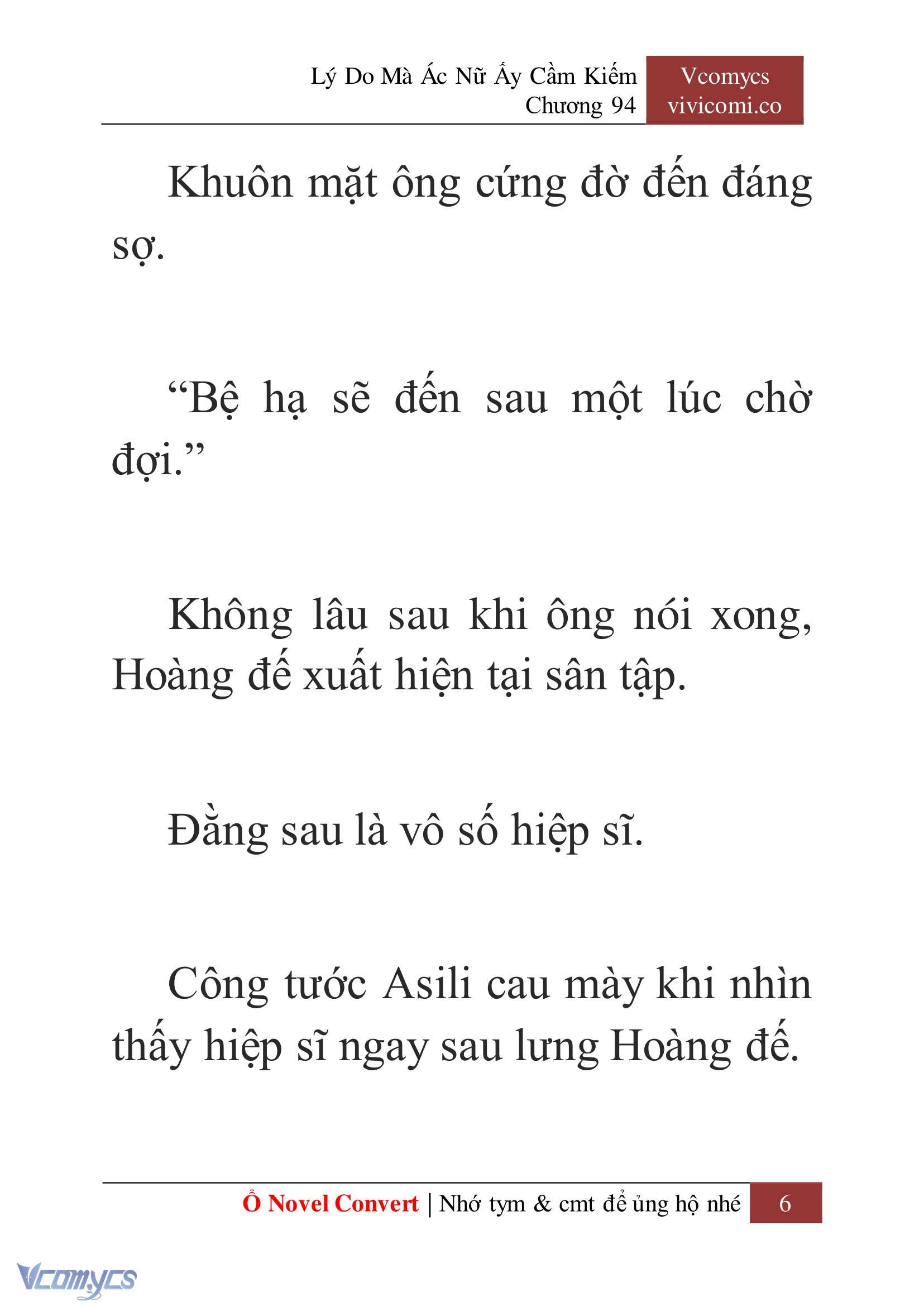 [Novel] Lý Do Mà Ác Nữ Ấy Cầm Kiếm Chapter 94 - Trang 9