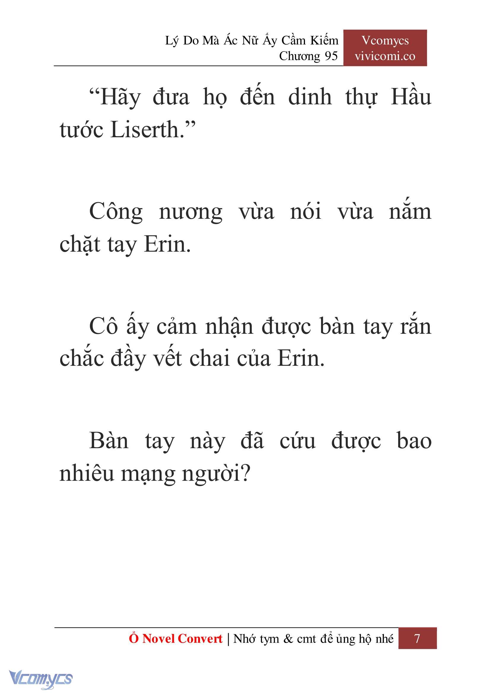 [Novel] Lý Do Mà Ác Nữ Ấy Cầm Kiếm Chapter 95 - Trang 10