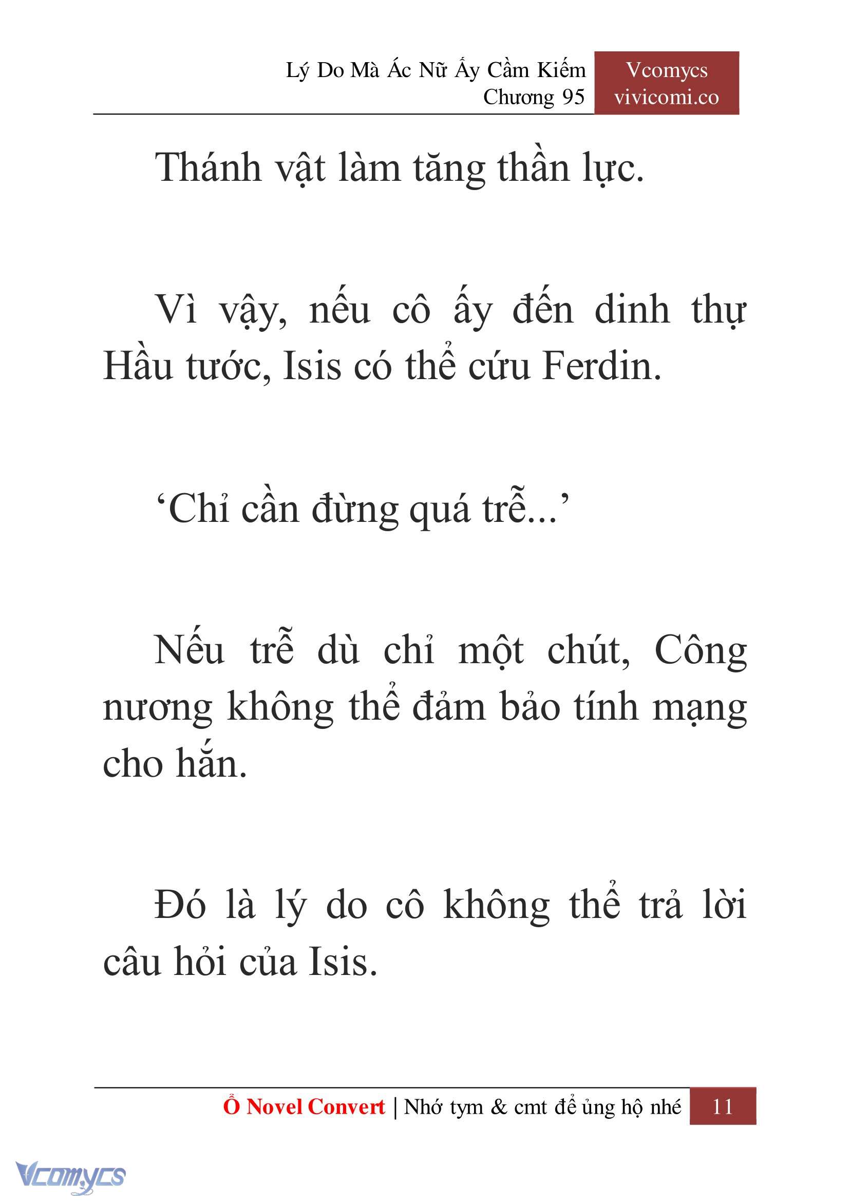 [Novel] Lý Do Mà Ác Nữ Ấy Cầm Kiếm Chapter 95 - Trang 14