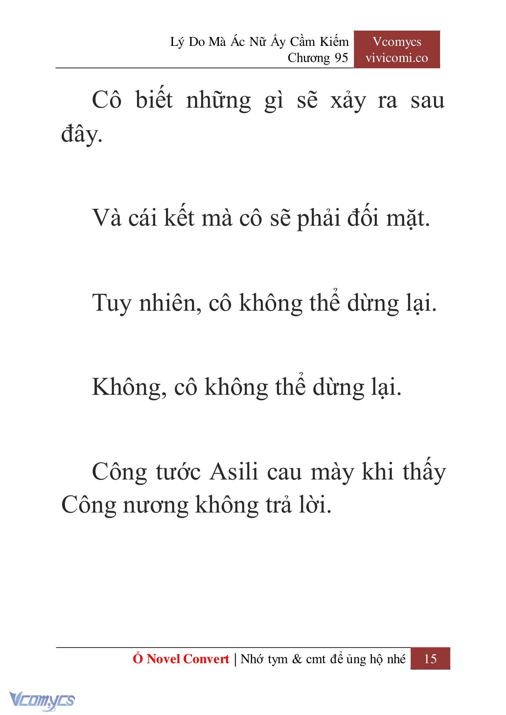 [Novel] Lý Do Mà Ác Nữ Ấy Cầm Kiếm Chapter 95 - Trang 18