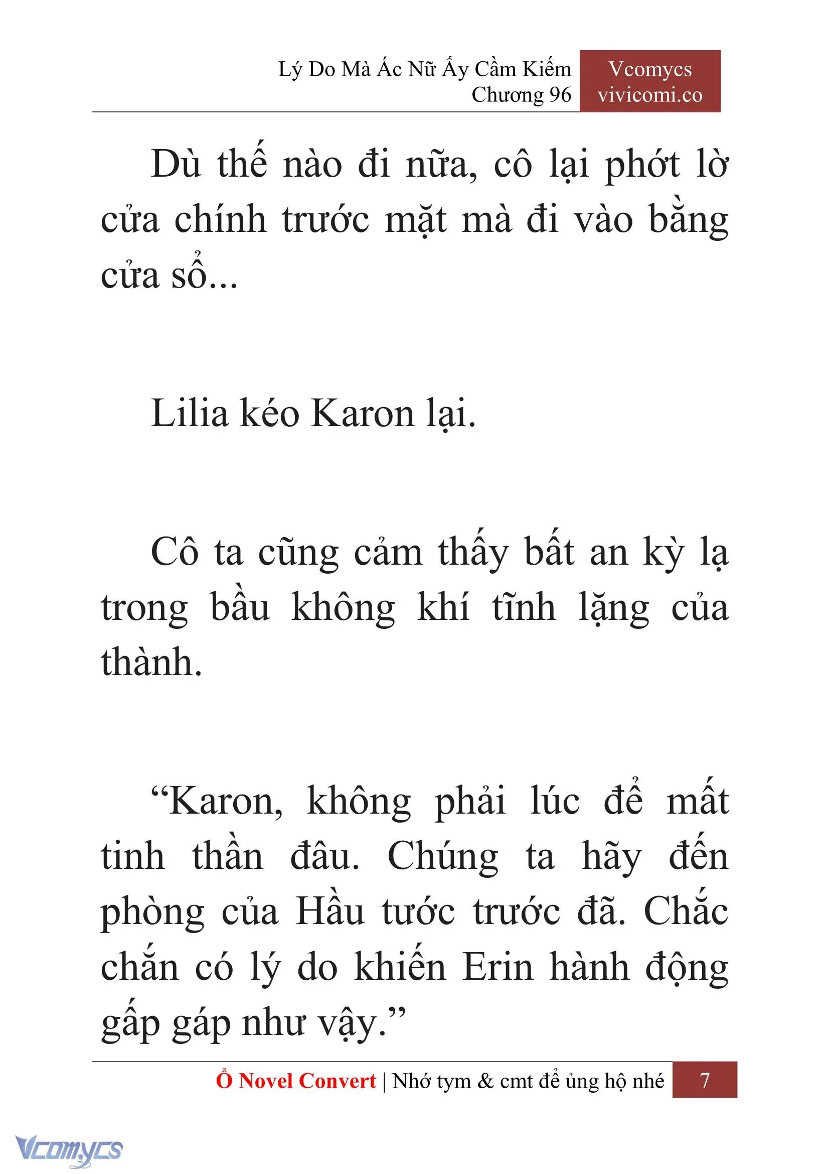 [Novel] Lý Do Mà Ác Nữ Ấy Cầm Kiếm Chapter 96 - Trang 10