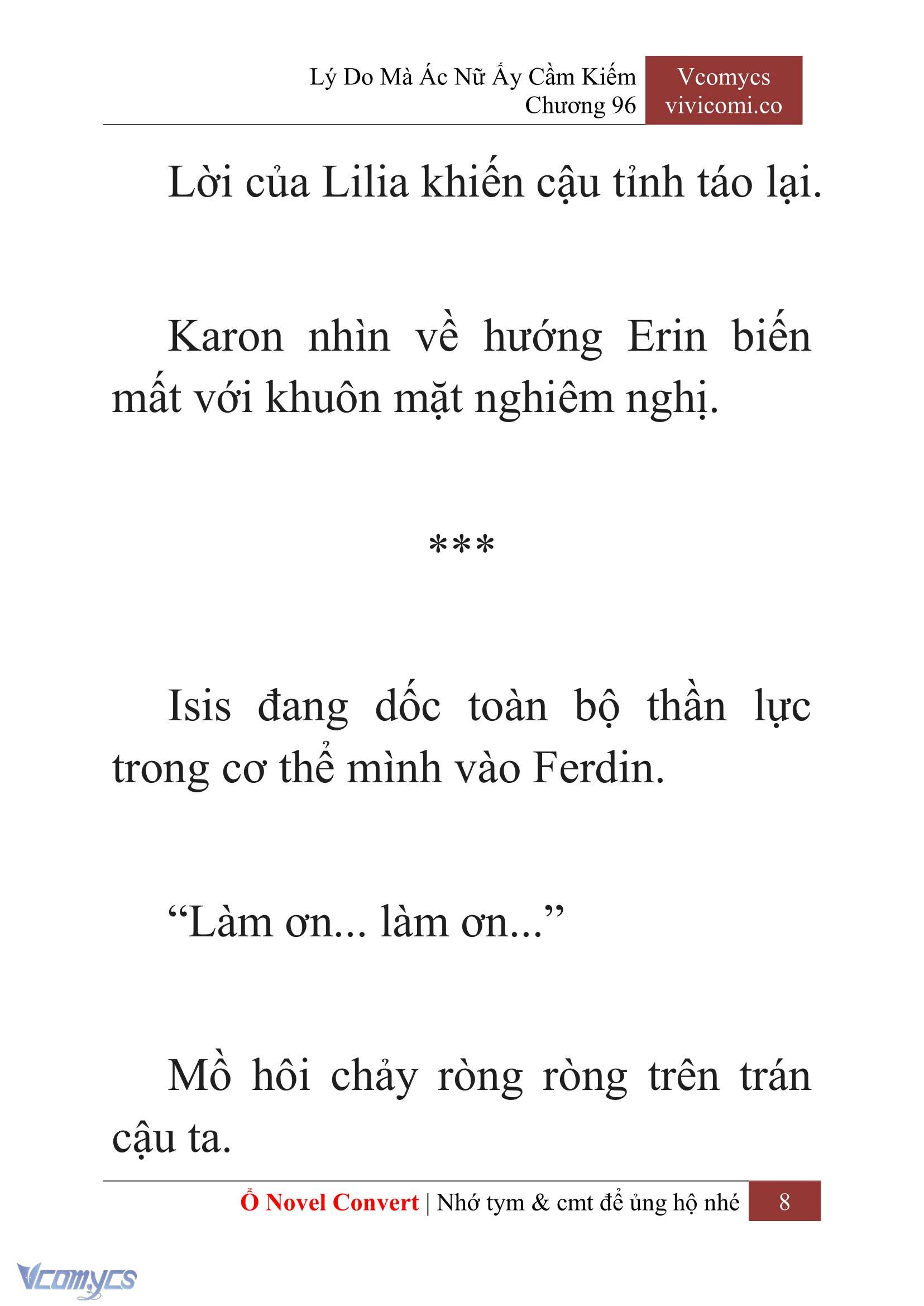 [Novel] Lý Do Mà Ác Nữ Ấy Cầm Kiếm Chapter 96 - Trang 11