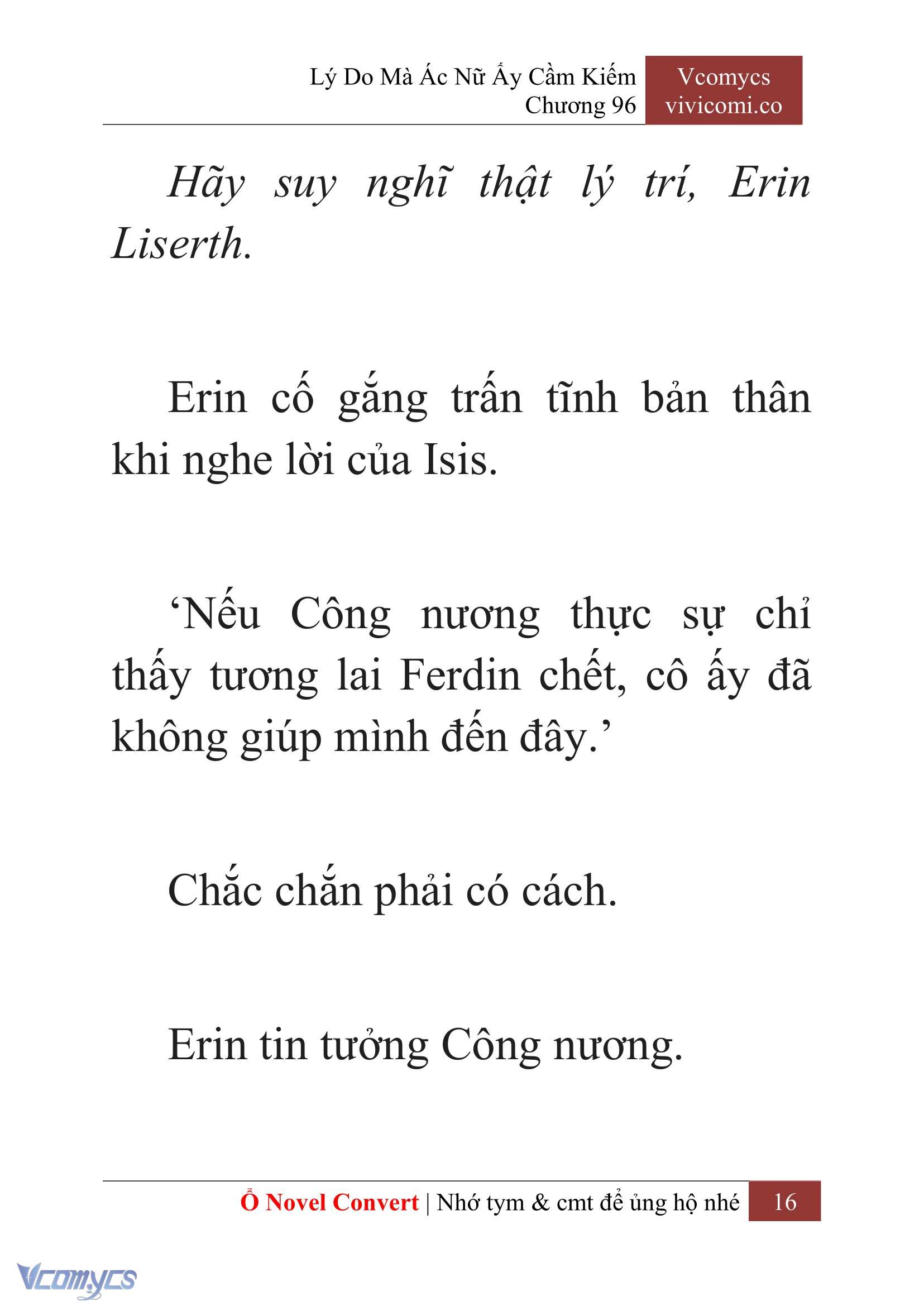 [Novel] Lý Do Mà Ác Nữ Ấy Cầm Kiếm Chapter 96 - Trang 19