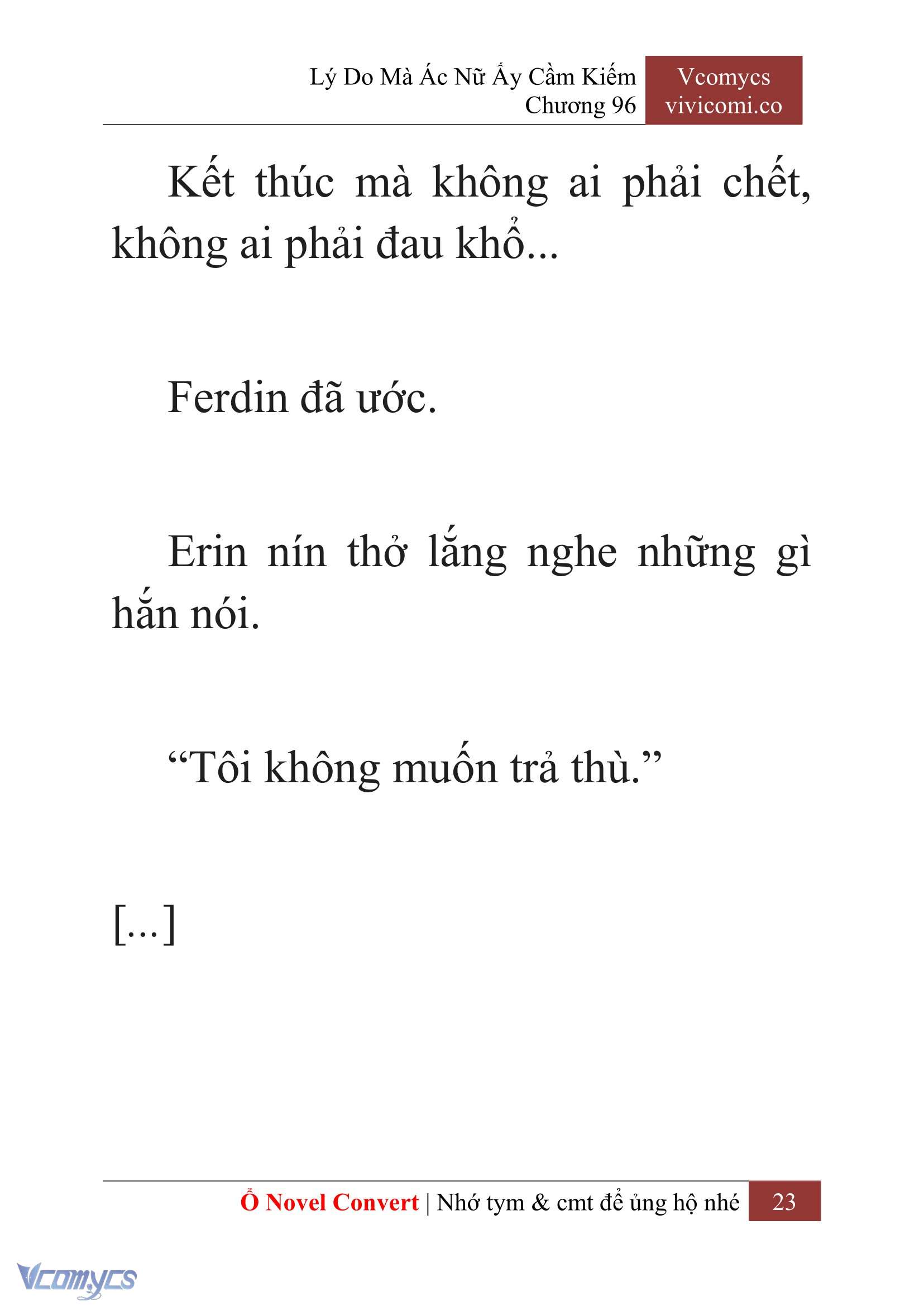 [Novel] Lý Do Mà Ác Nữ Ấy Cầm Kiếm Chapter 96 - Trang 26