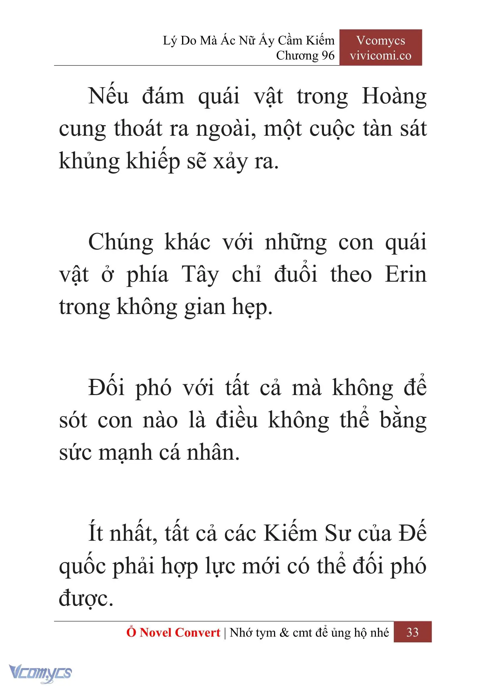 [Novel] Lý Do Mà Ác Nữ Ấy Cầm Kiếm Chapter 96 - Trang 36