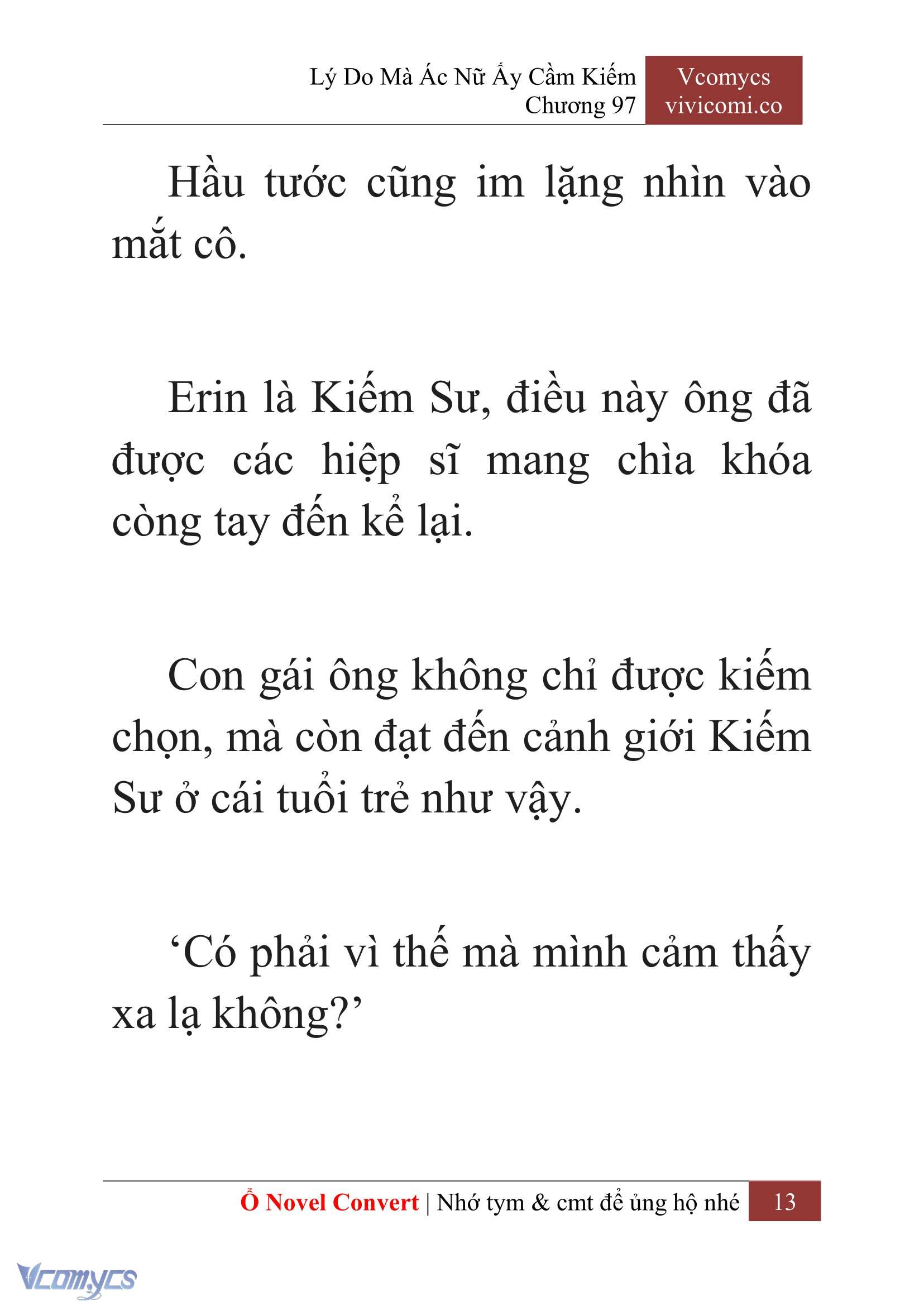 [Novel] Lý Do Mà Ác Nữ Ấy Cầm Kiếm Chapter 97 - Trang 16