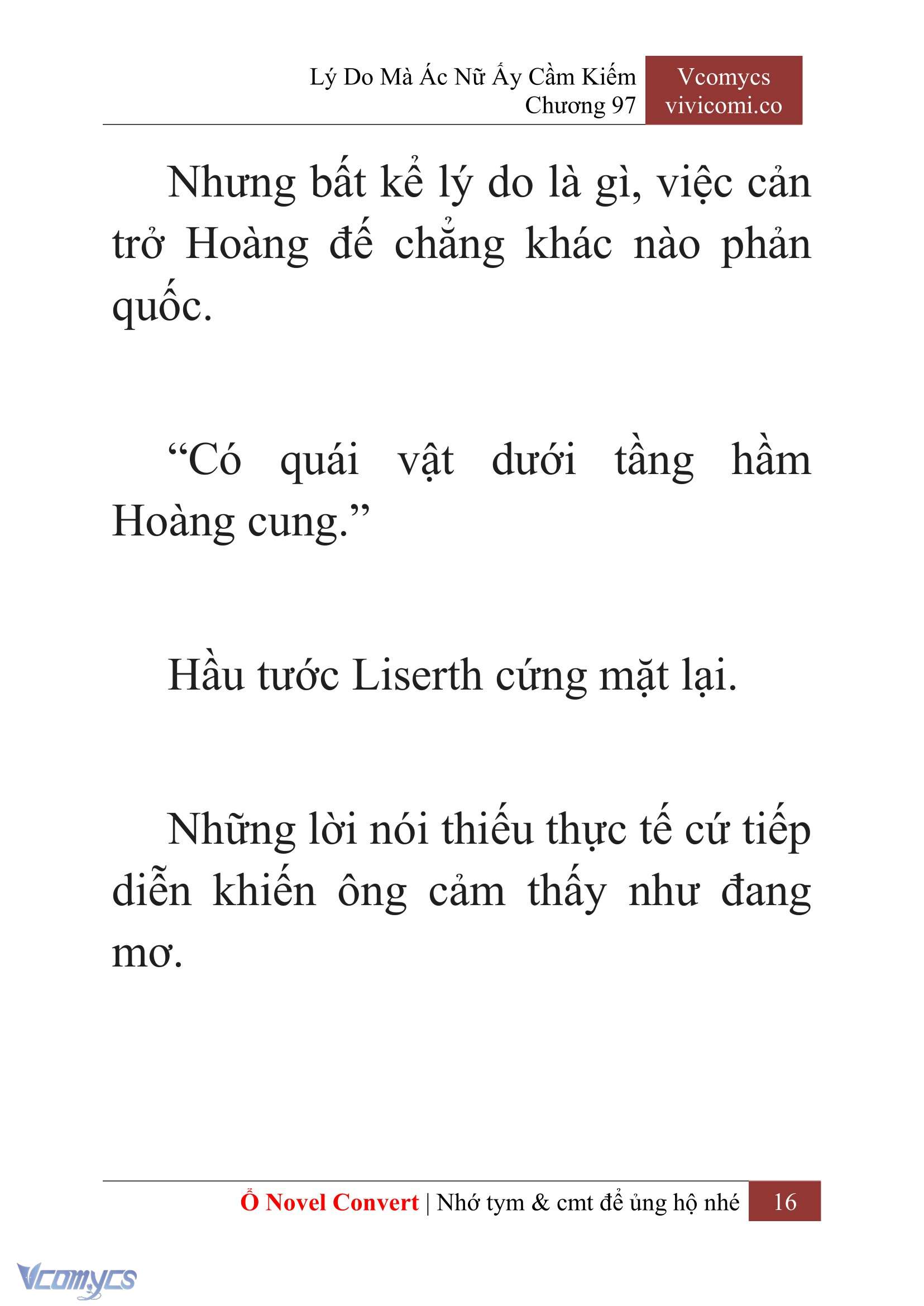 [Novel] Lý Do Mà Ác Nữ Ấy Cầm Kiếm Chapter 97 - Trang 19