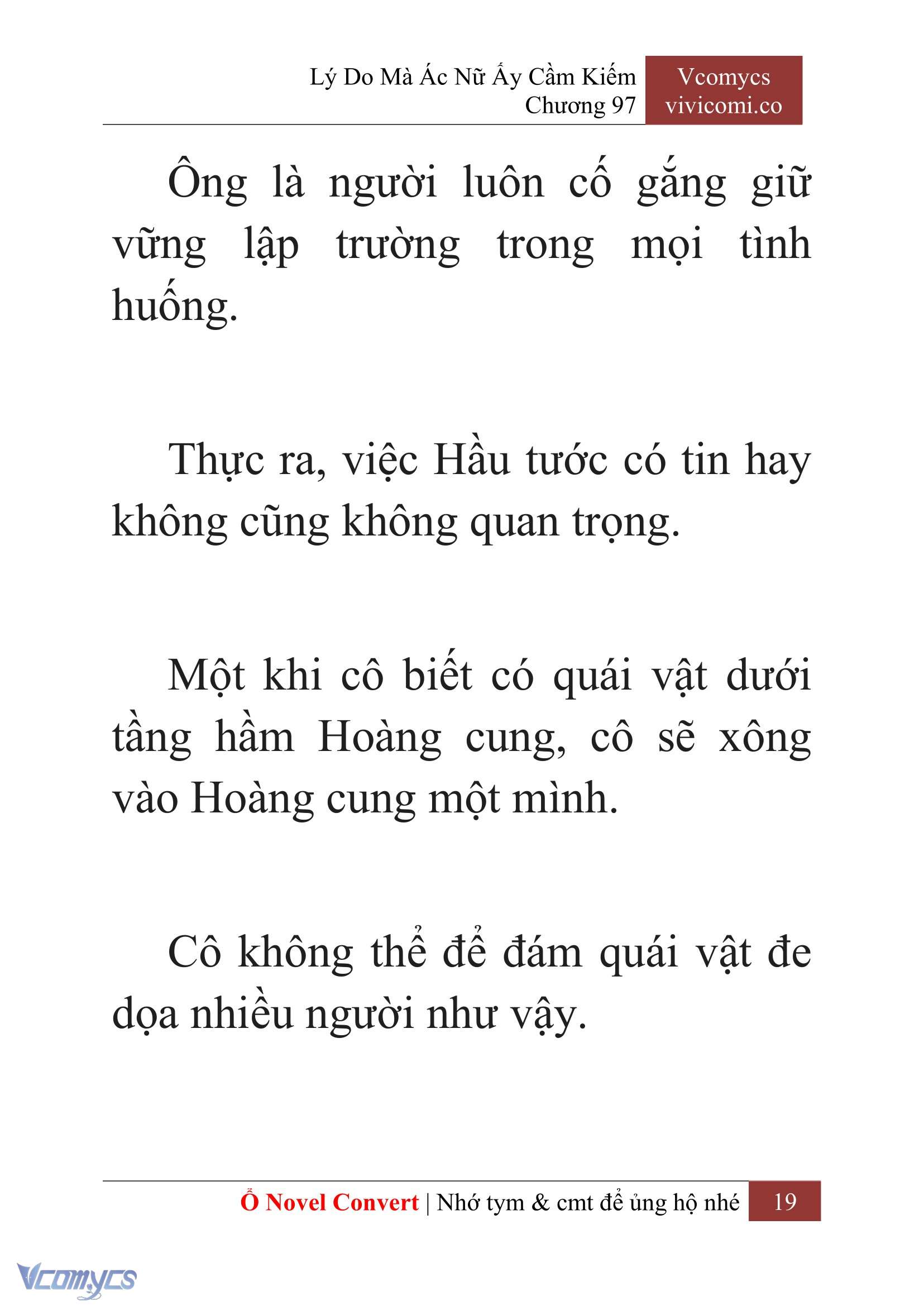 [Novel] Lý Do Mà Ác Nữ Ấy Cầm Kiếm Chapter 97 - Trang 22