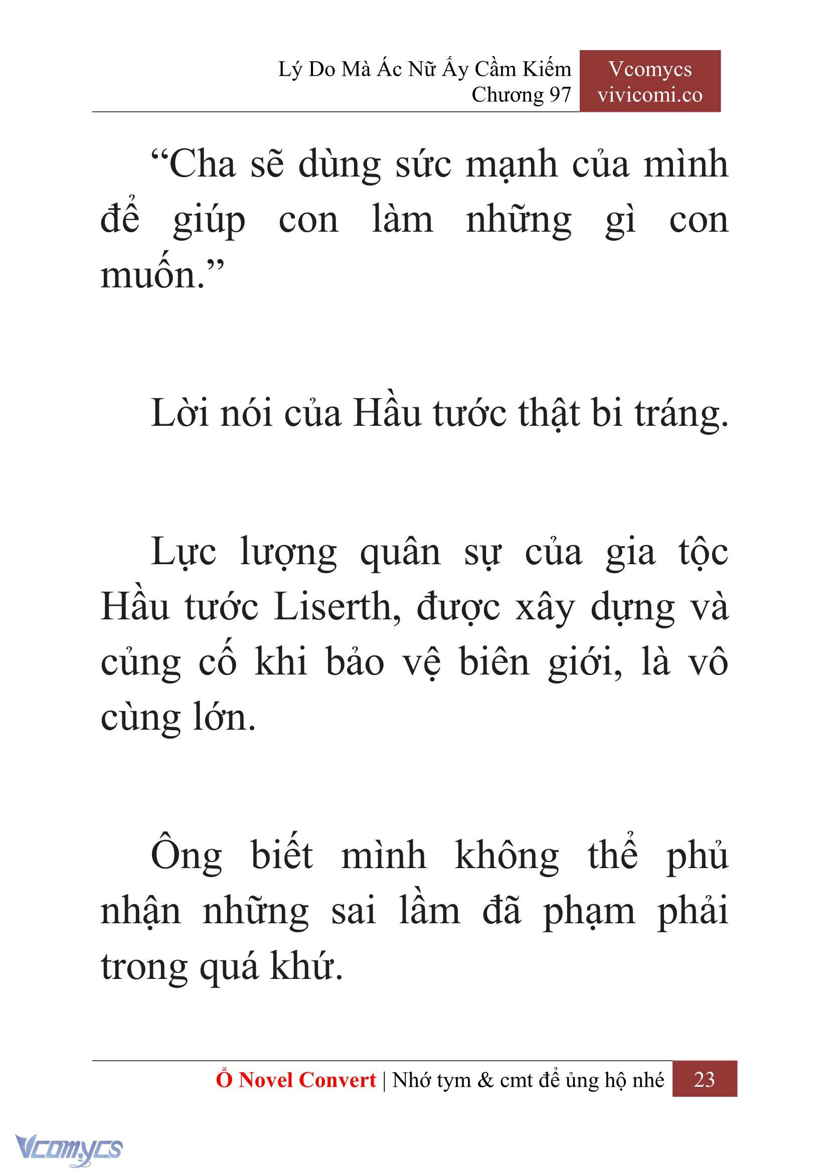 [Novel] Lý Do Mà Ác Nữ Ấy Cầm Kiếm Chapter 97 - Trang 26
