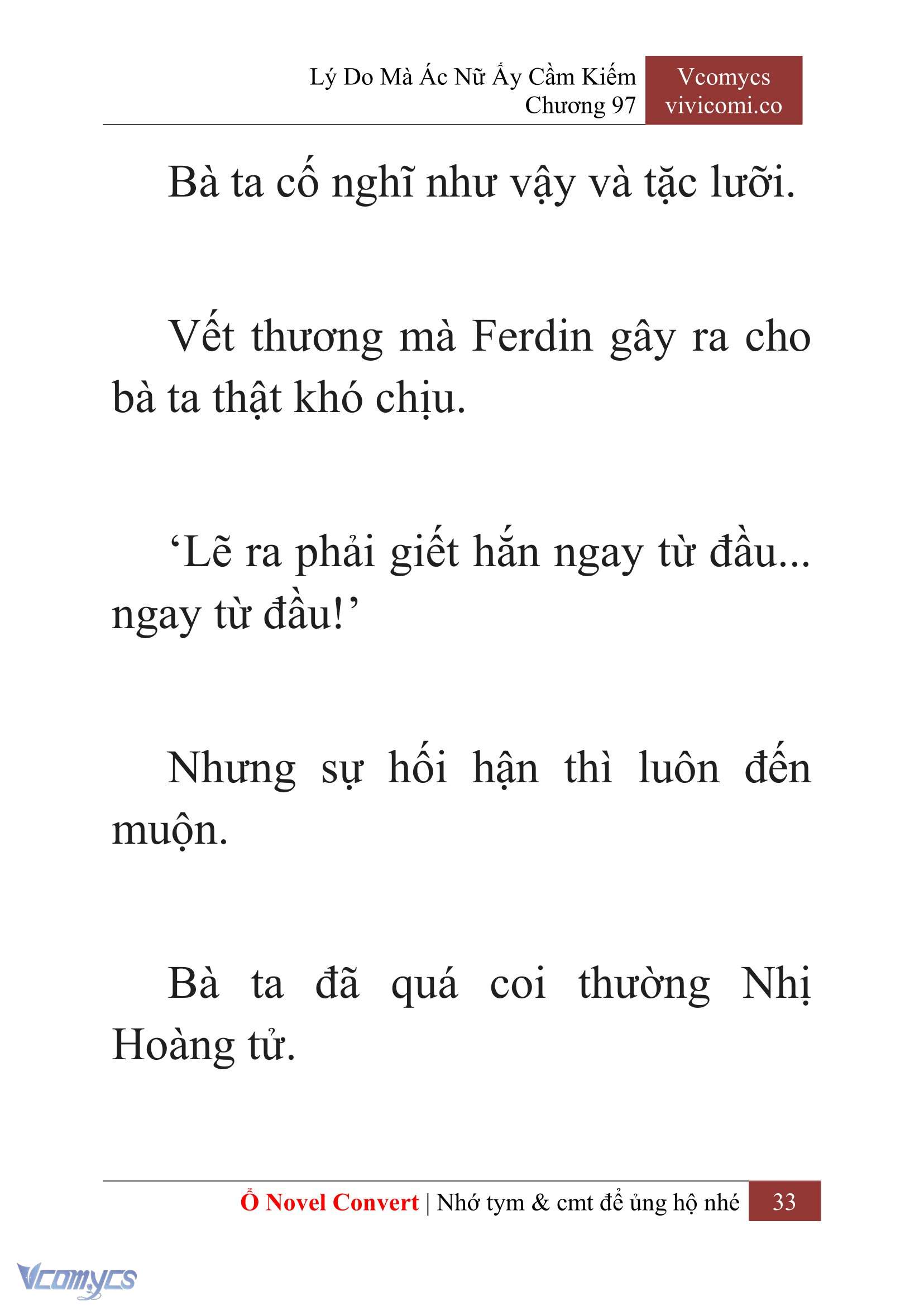 [Novel] Lý Do Mà Ác Nữ Ấy Cầm Kiếm Chapter 97 - Trang 36