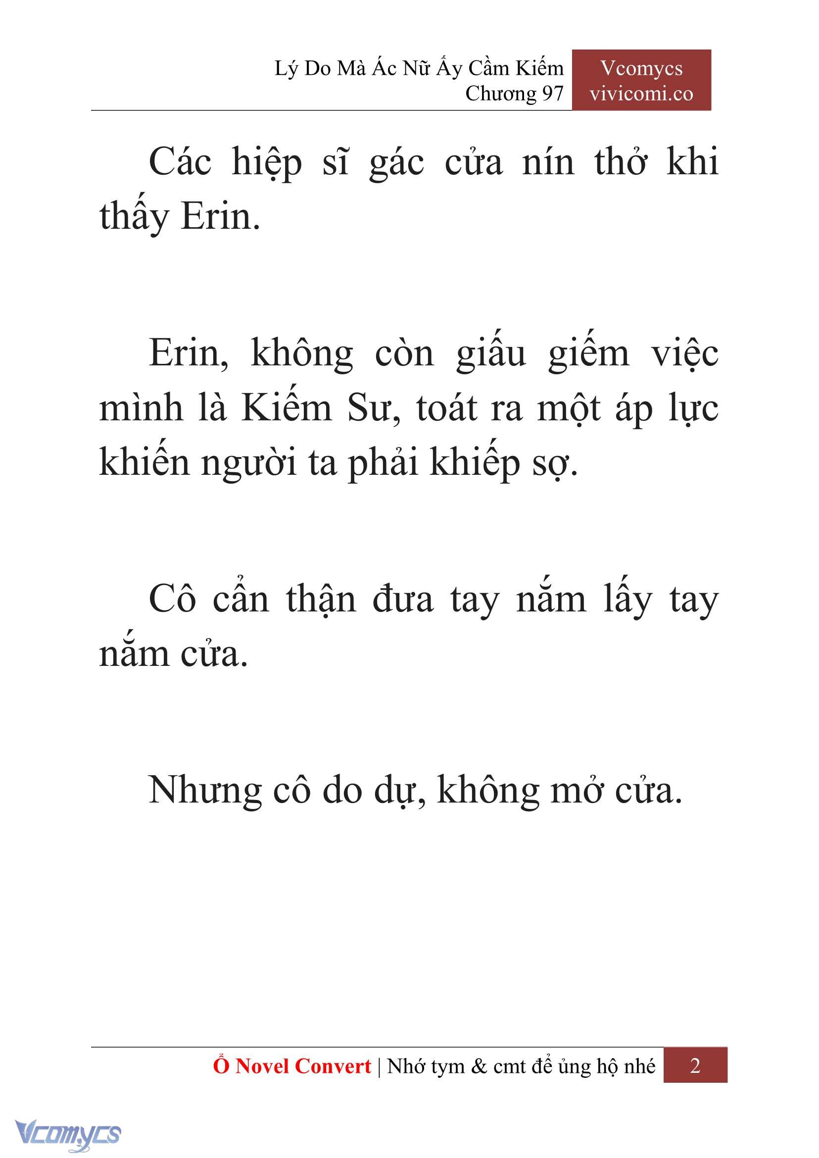 [Novel] Lý Do Mà Ác Nữ Ấy Cầm Kiếm Chapter 97 - Trang 5